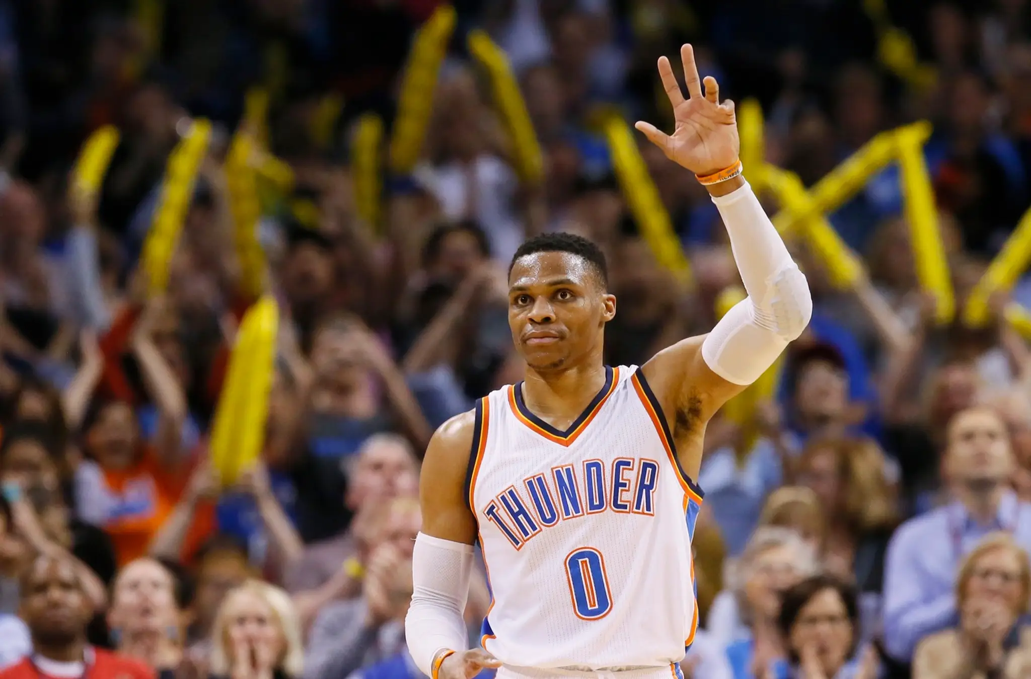 Russell Westbrook zaznamenal 41. triple-double v sezóne.