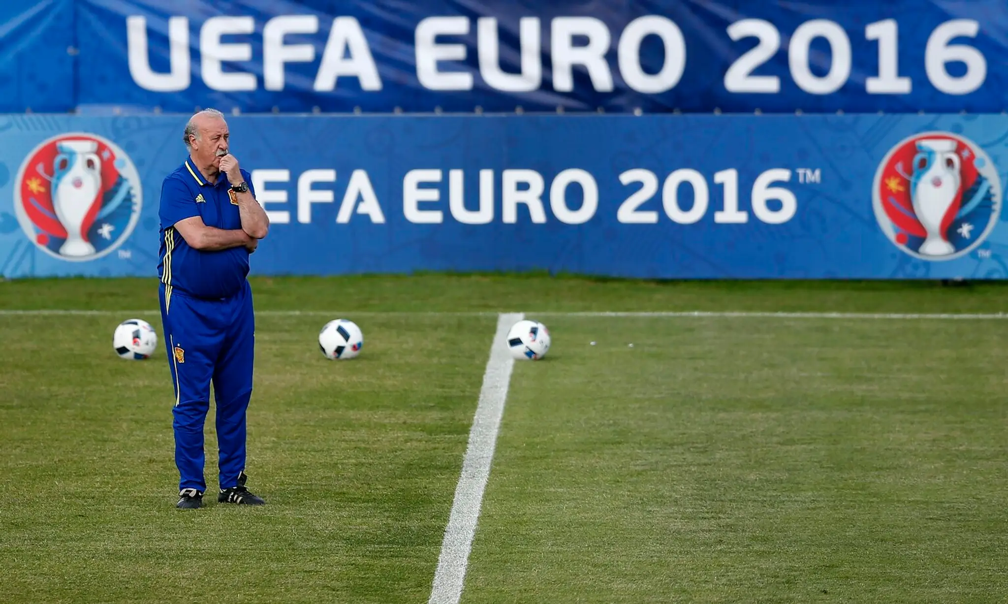 Kouč španielskej reprezentácie Vicente del Bosque.