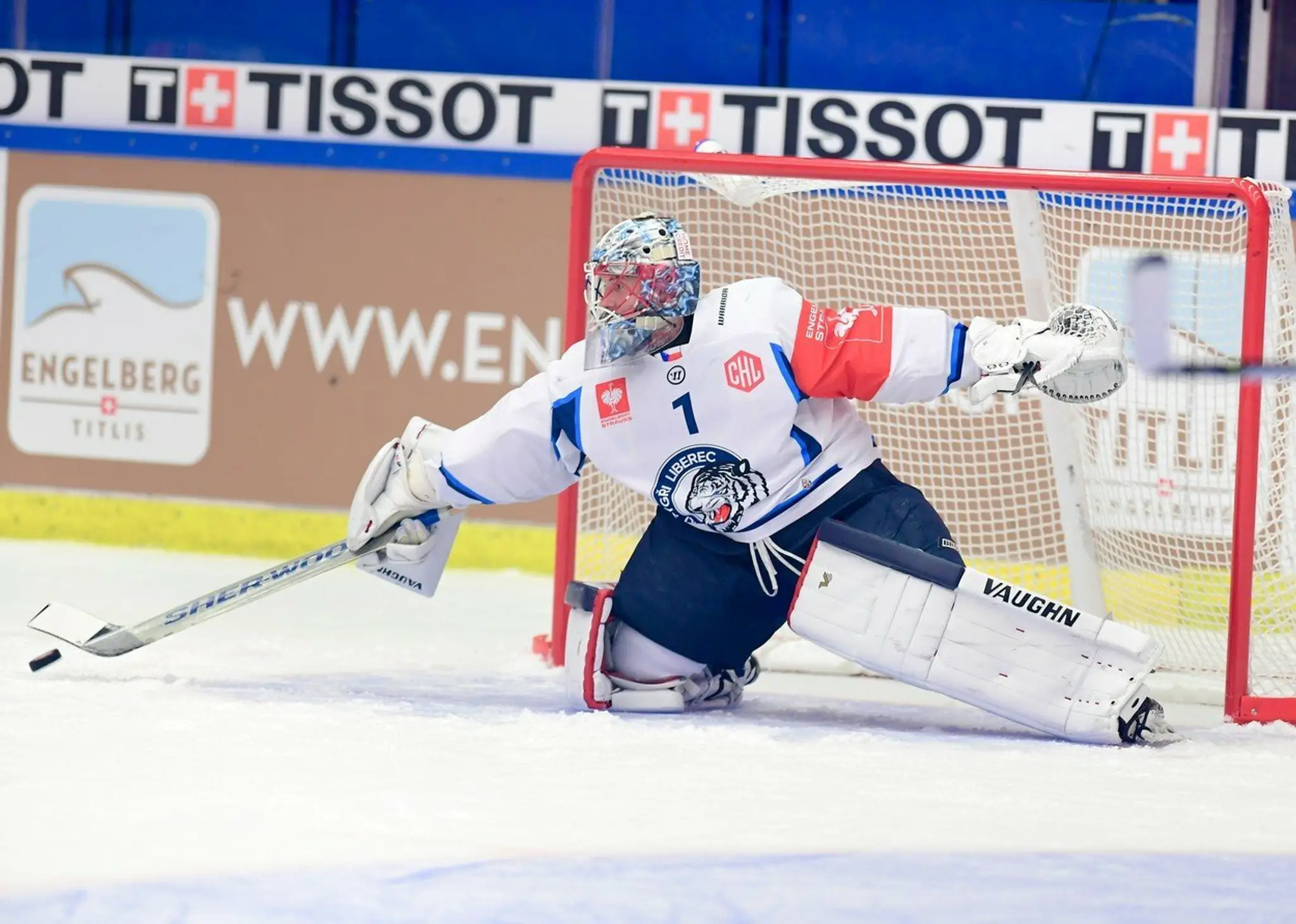 Jaroslav Janus v drese HC Bílí Tygři Liberec.