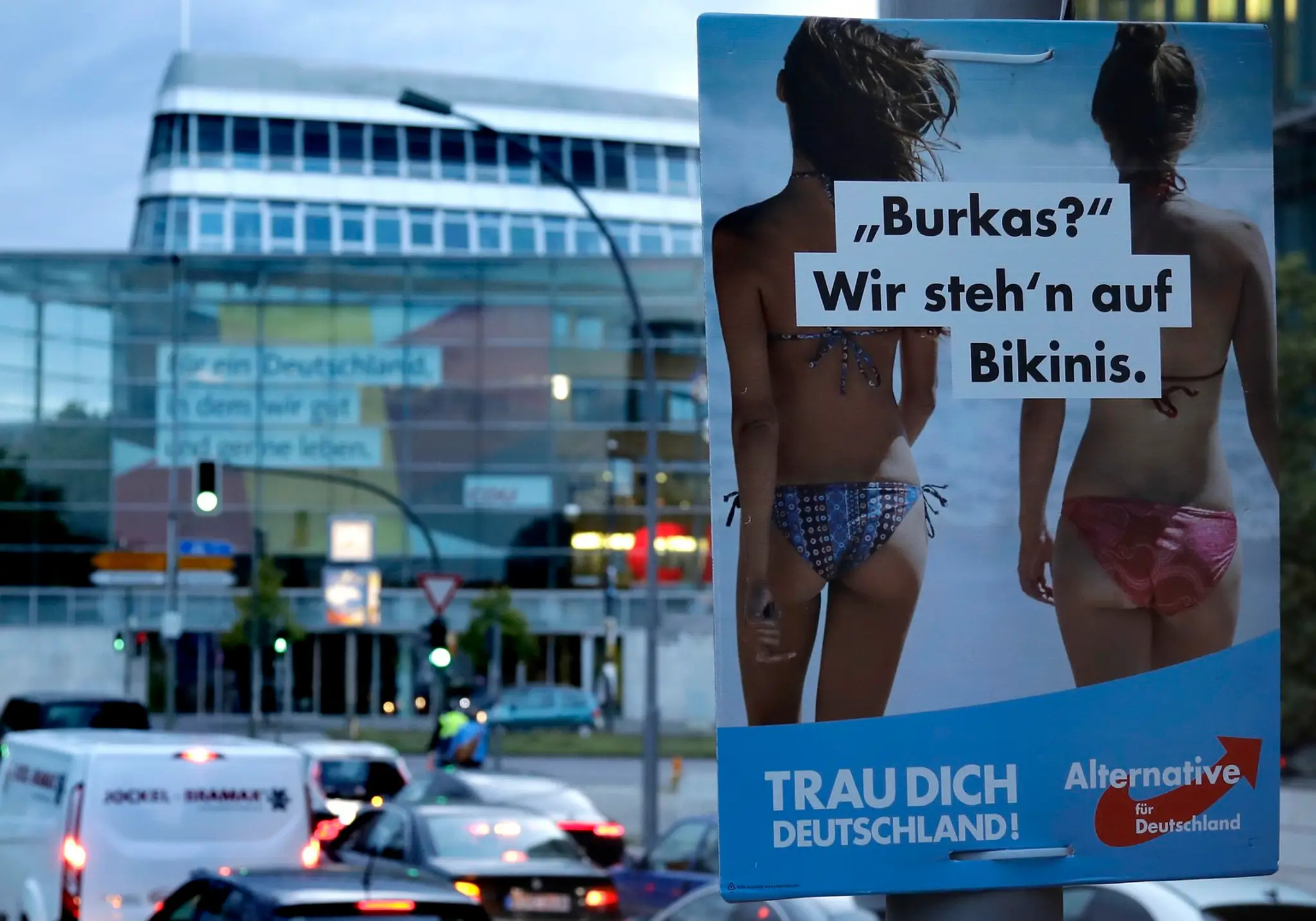 Volebný bilbord AfD.