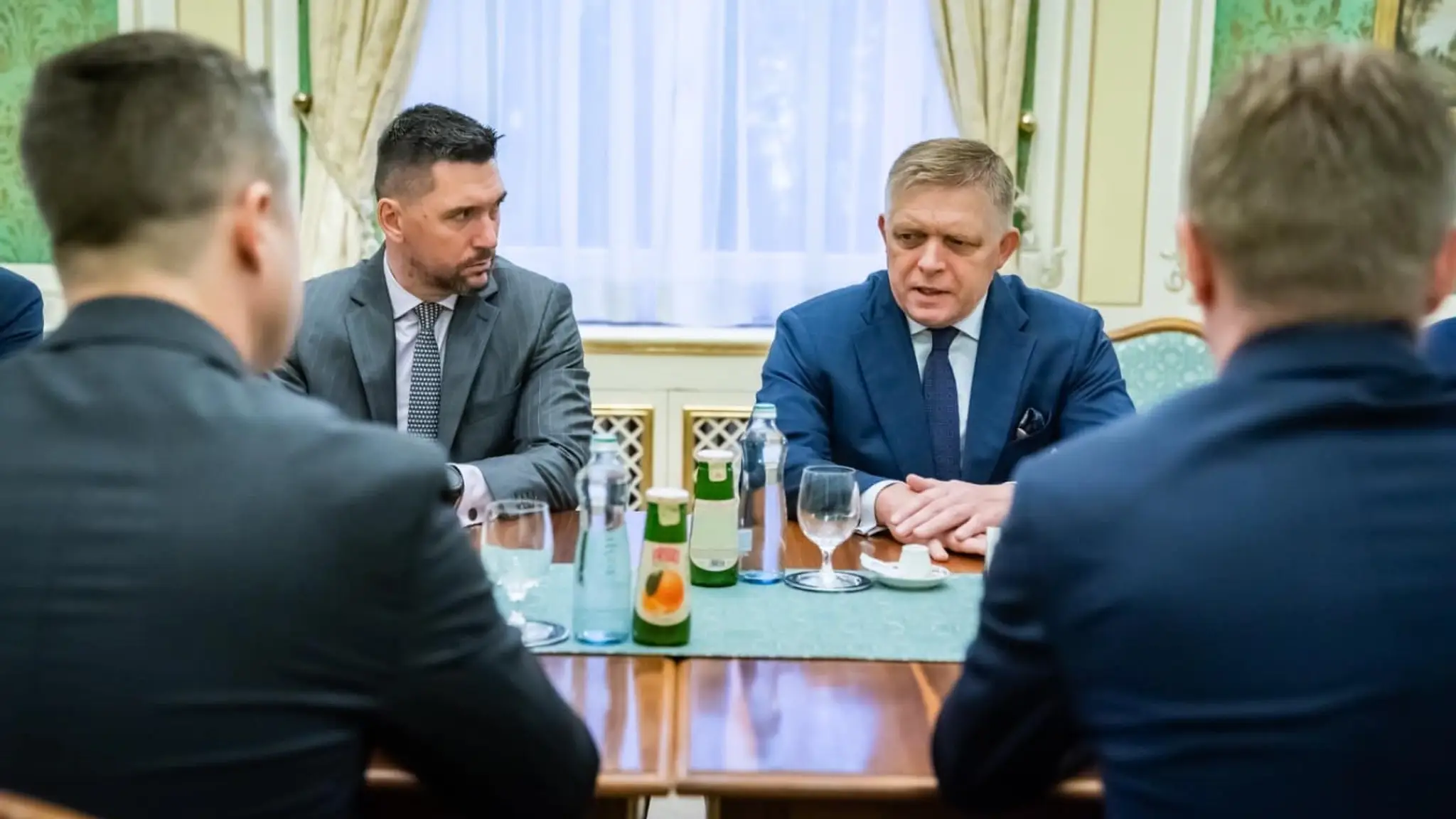 Robert Fico a Richard Takáč. 
