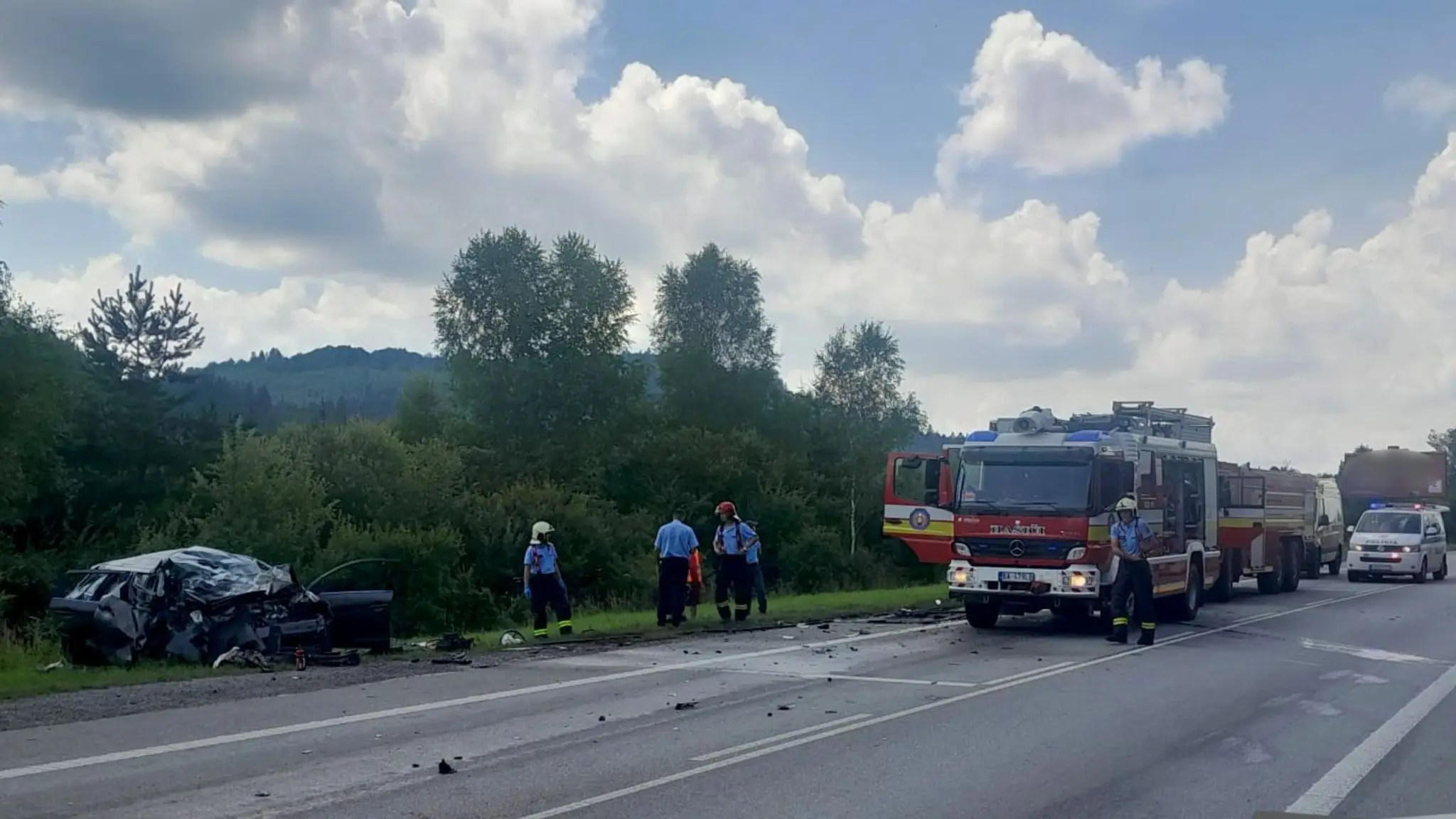 Vážna nehoda v okrese Čadca.