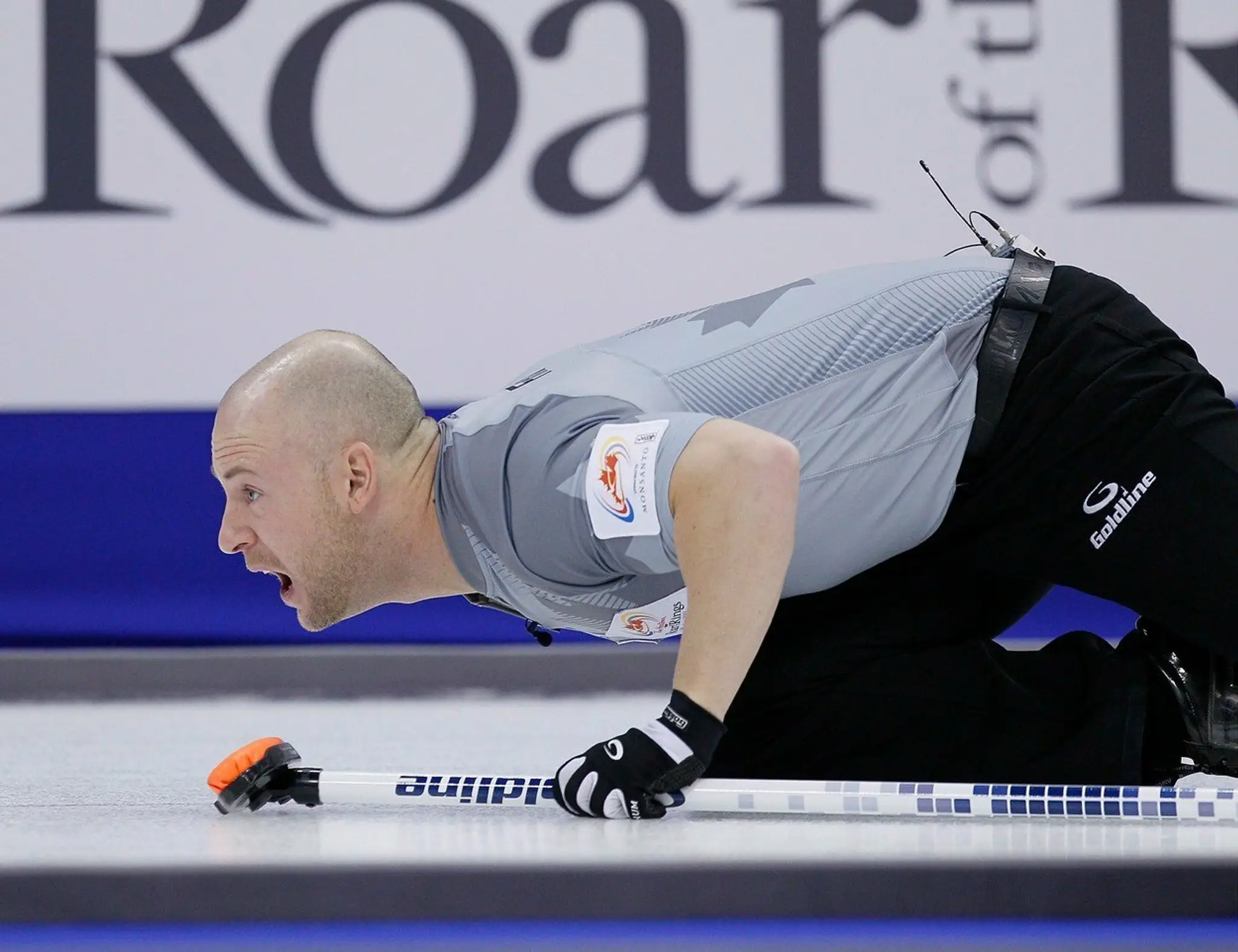 Kanadský curler Ryan Fry na archívnej snímke z roku 2013.