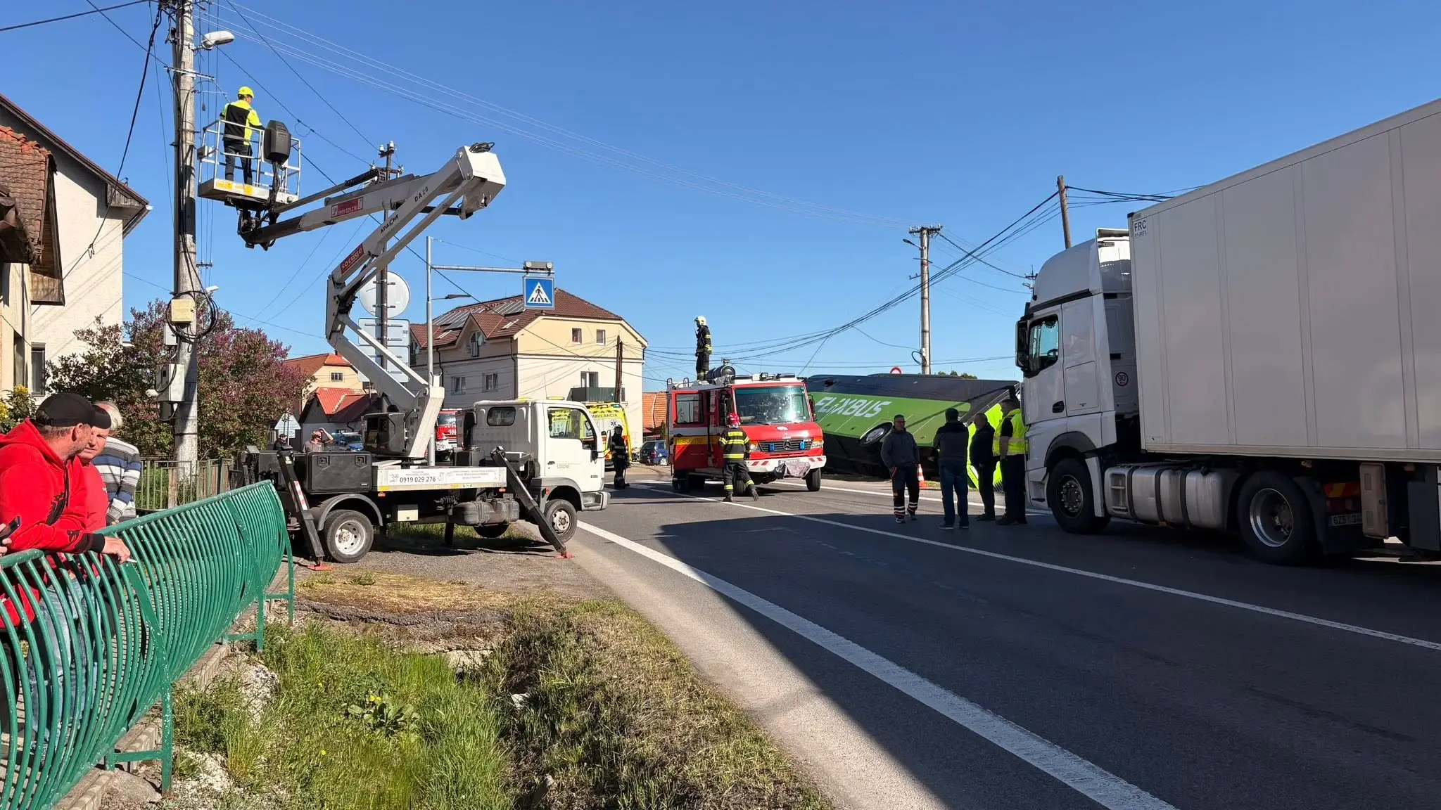 Dopravná nehoda autobusu