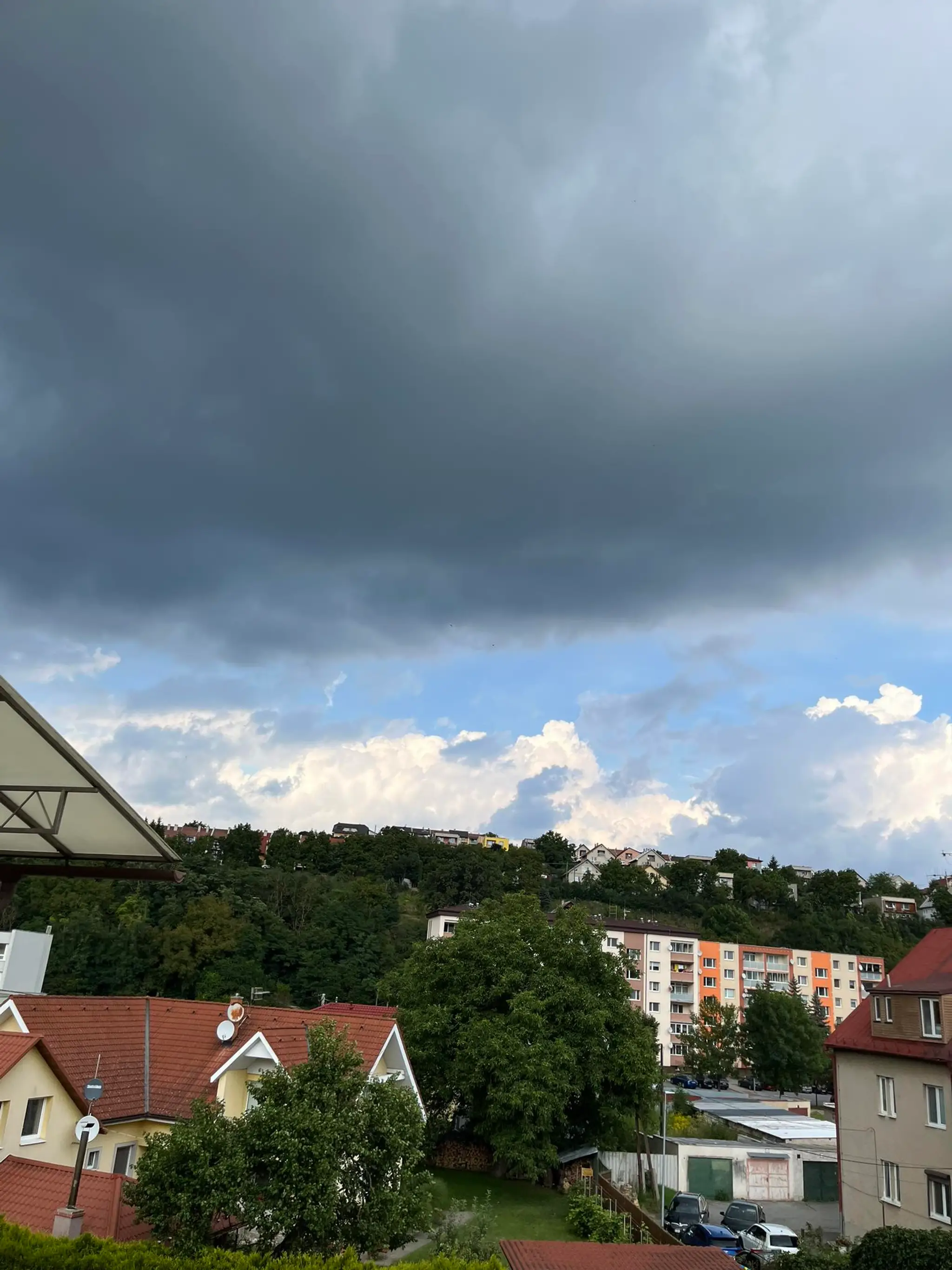 Búrka v Sabinove.