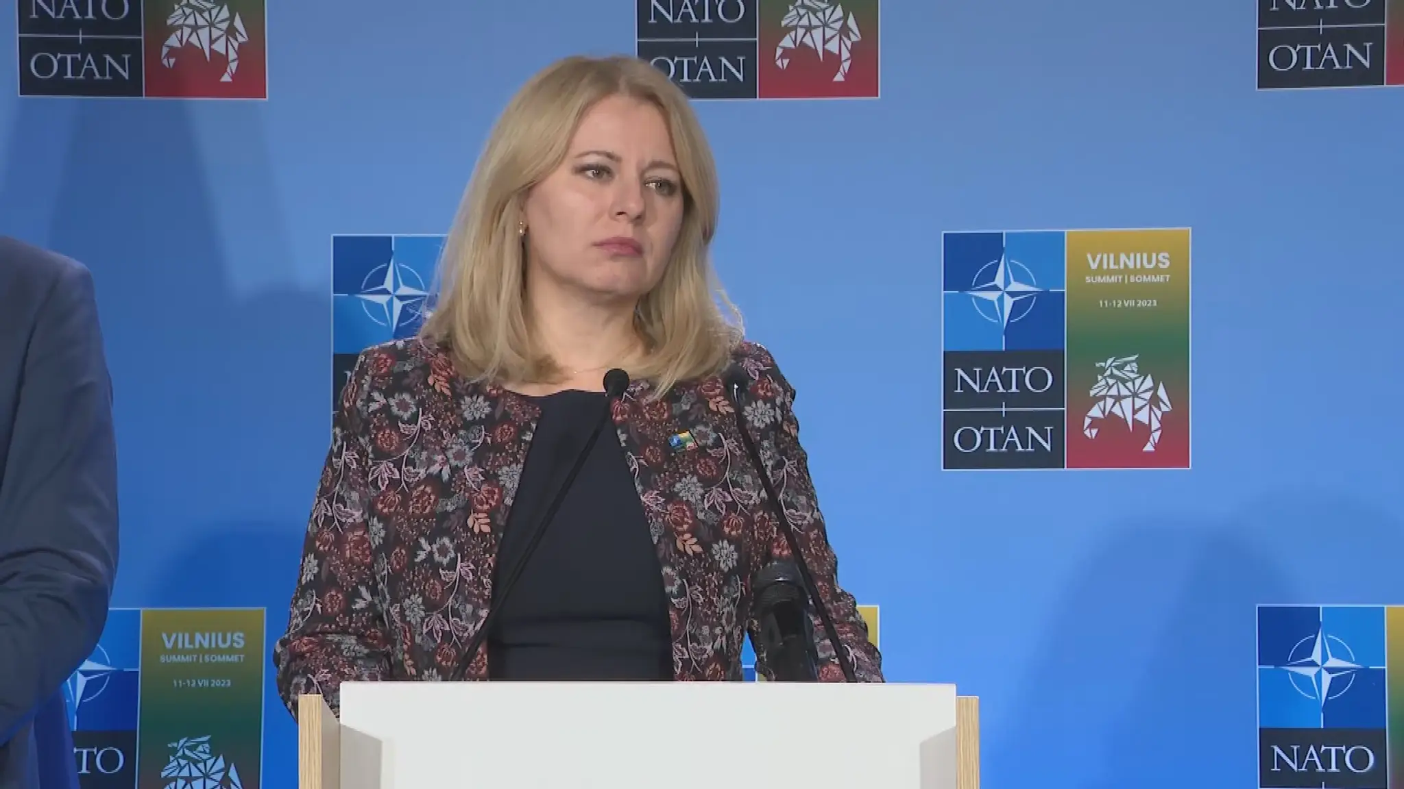 Prezidentka Zuzana Čaputová. 