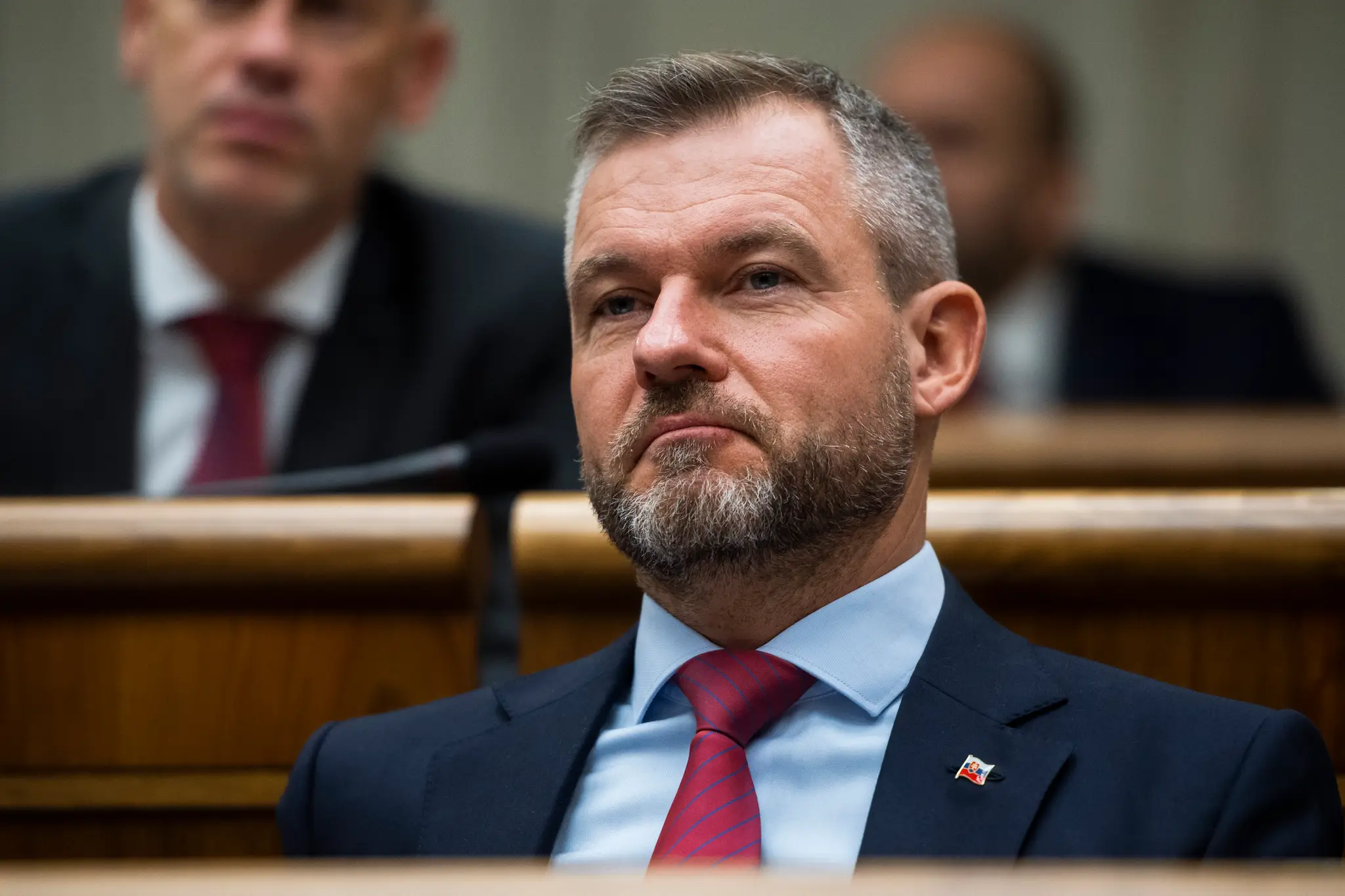 Peter Pellegrini (nezaradený) počas rokovania 72. schôdze NR SR