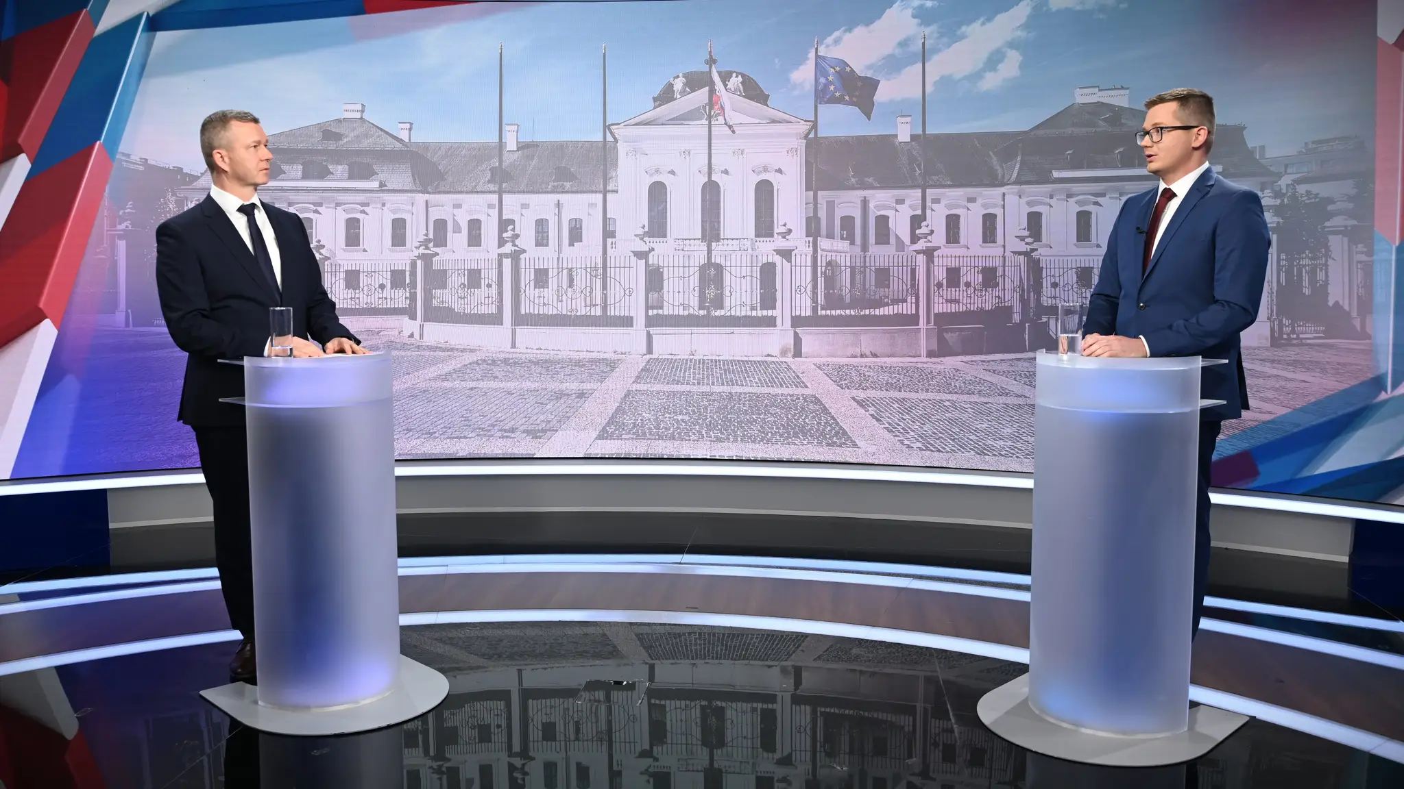 Krisztián Forró v prvej predvolebnej diskusii. 