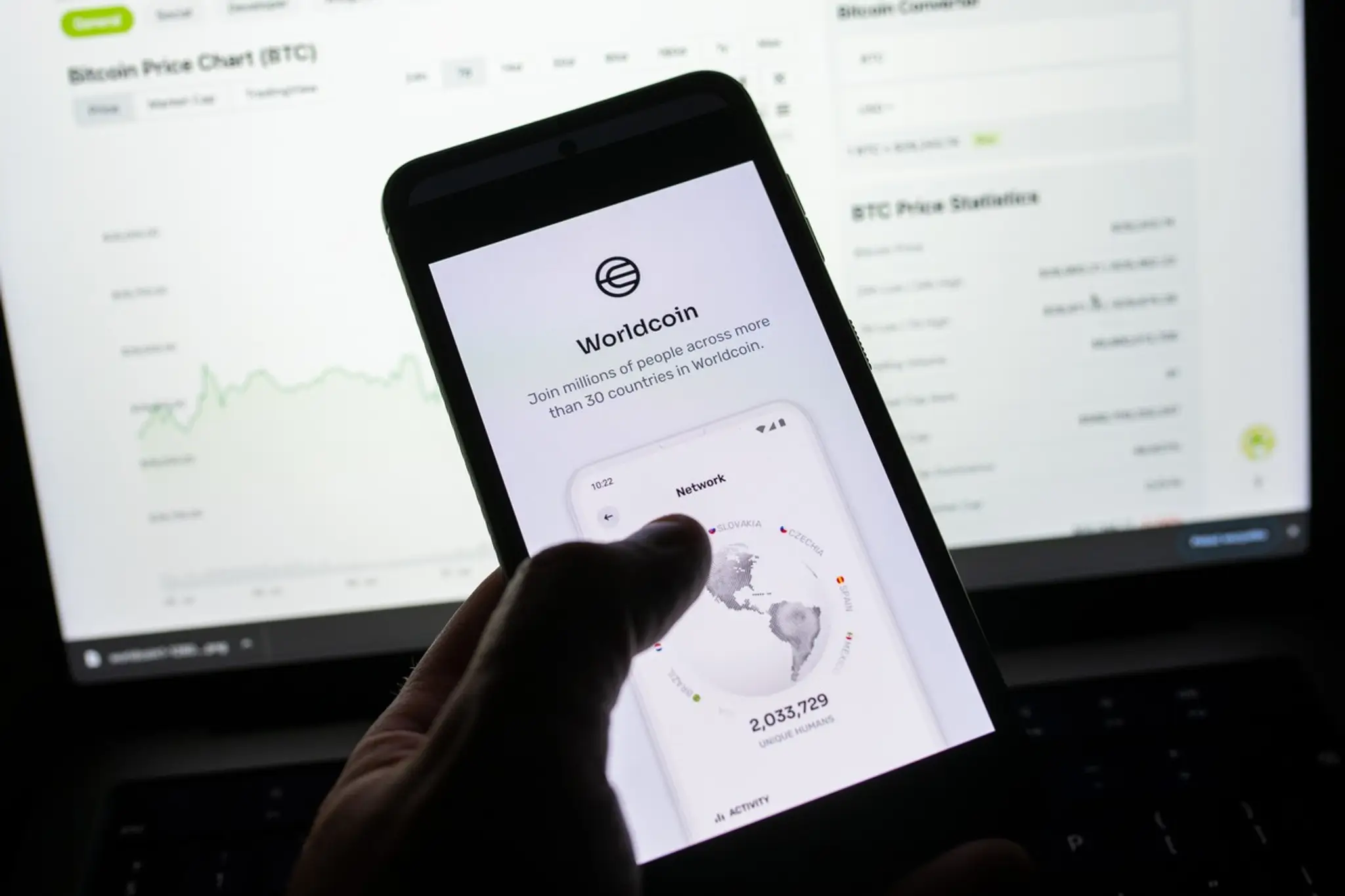 Kryptomena Worldcoin