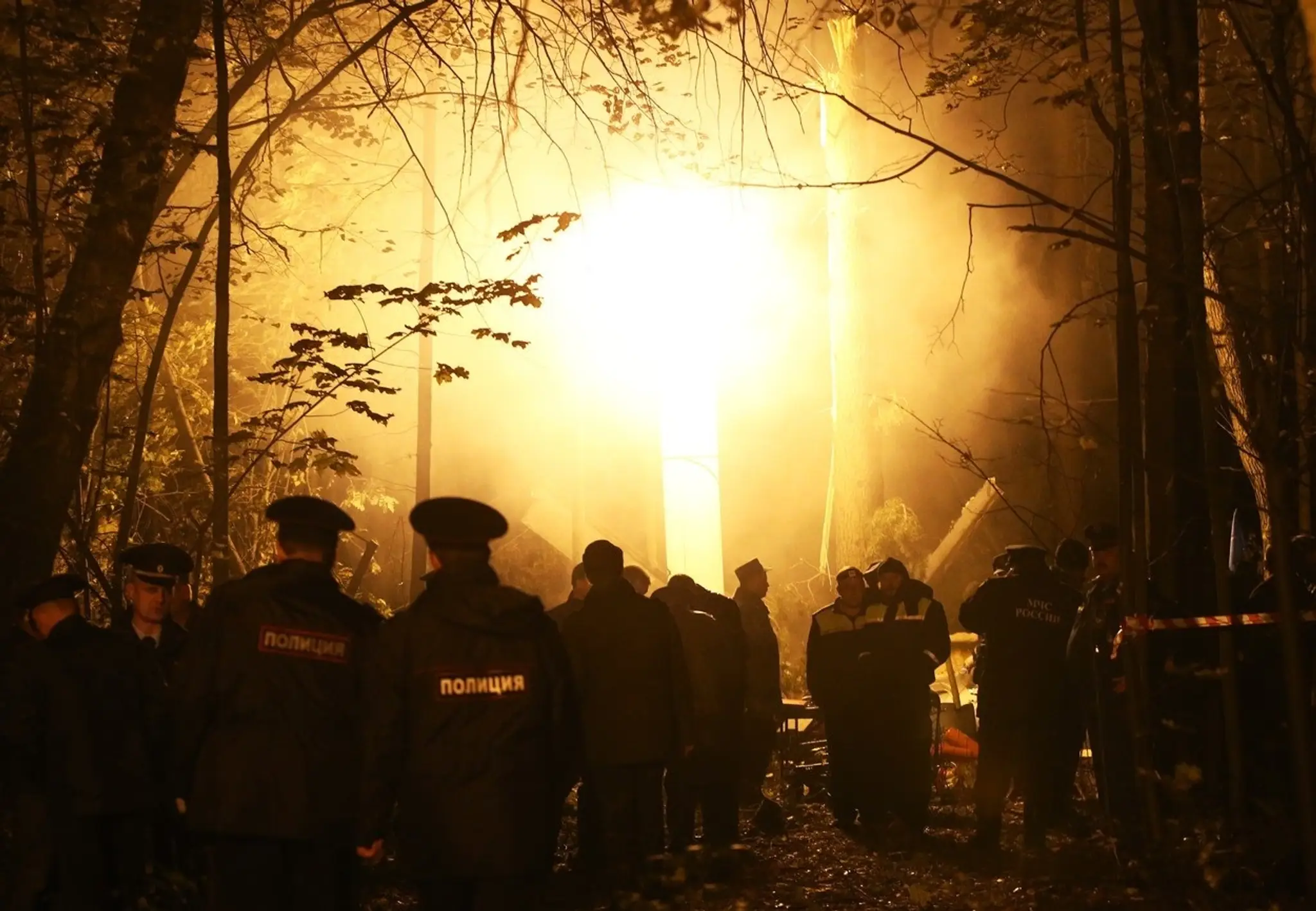 Havária vrtuľníku v Rusku . ilustračné foto.