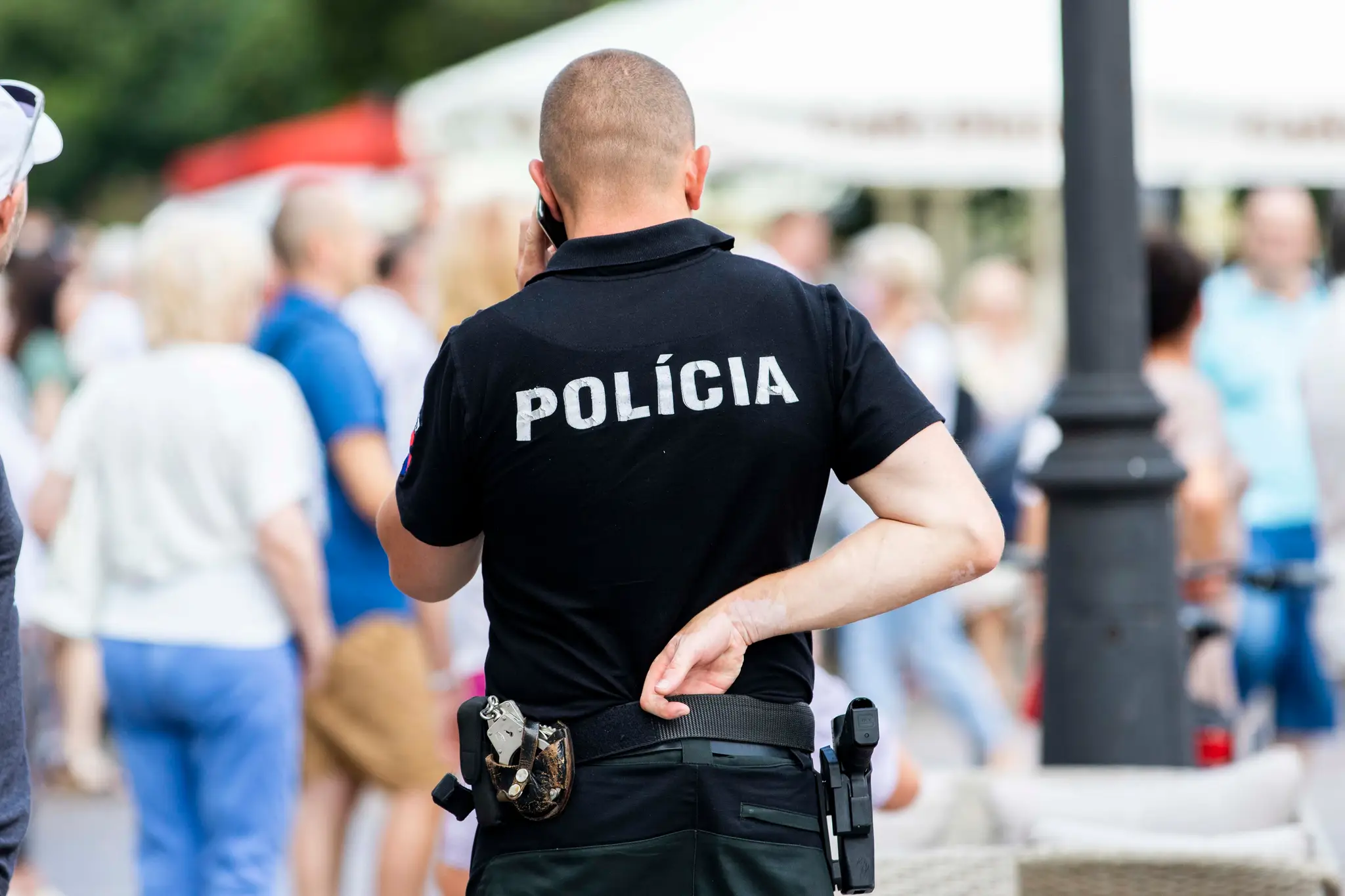 Policajt. Ilustračná snímka. 