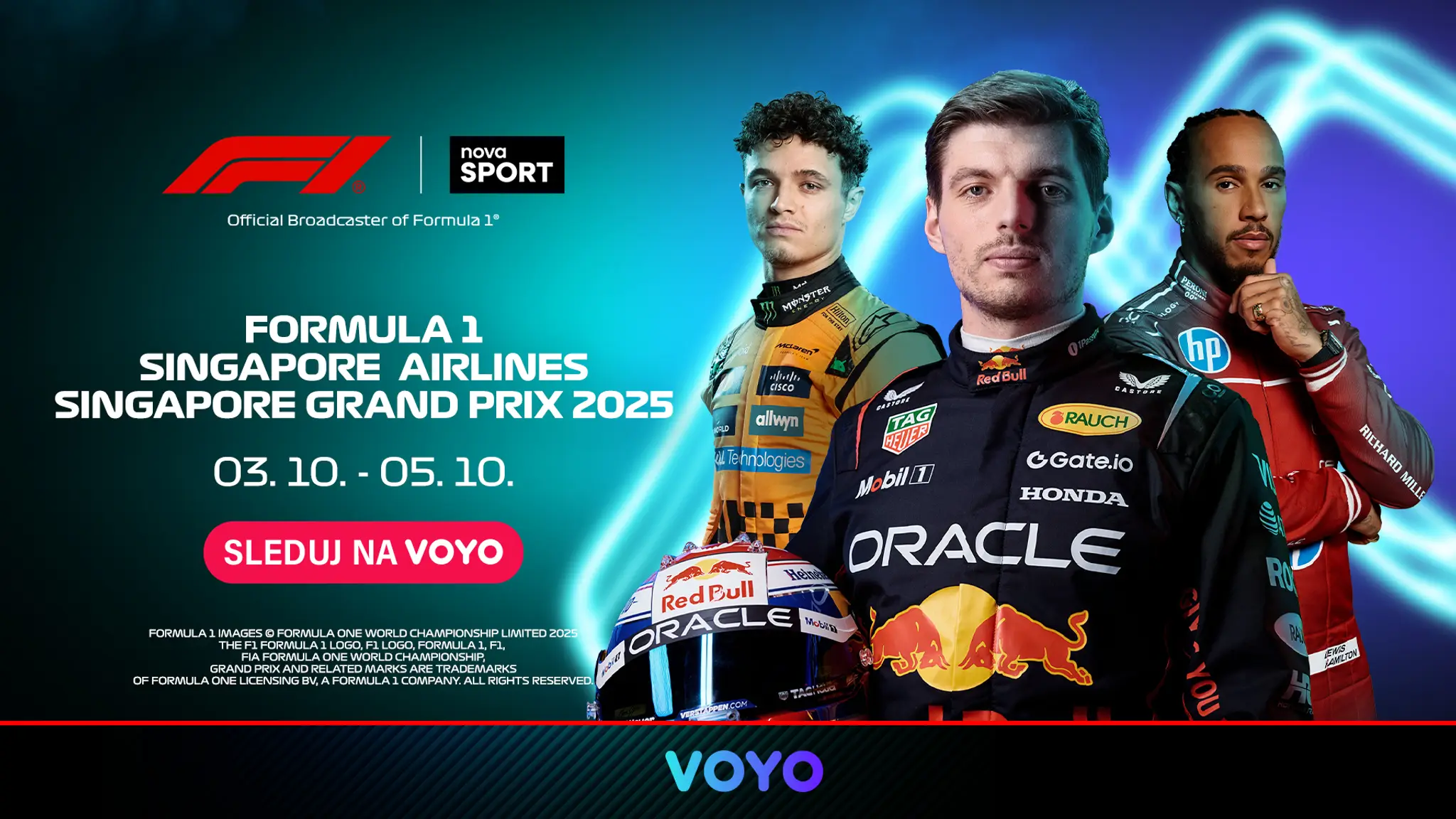 Sezóna F1 pokračuje VC Singapuru.