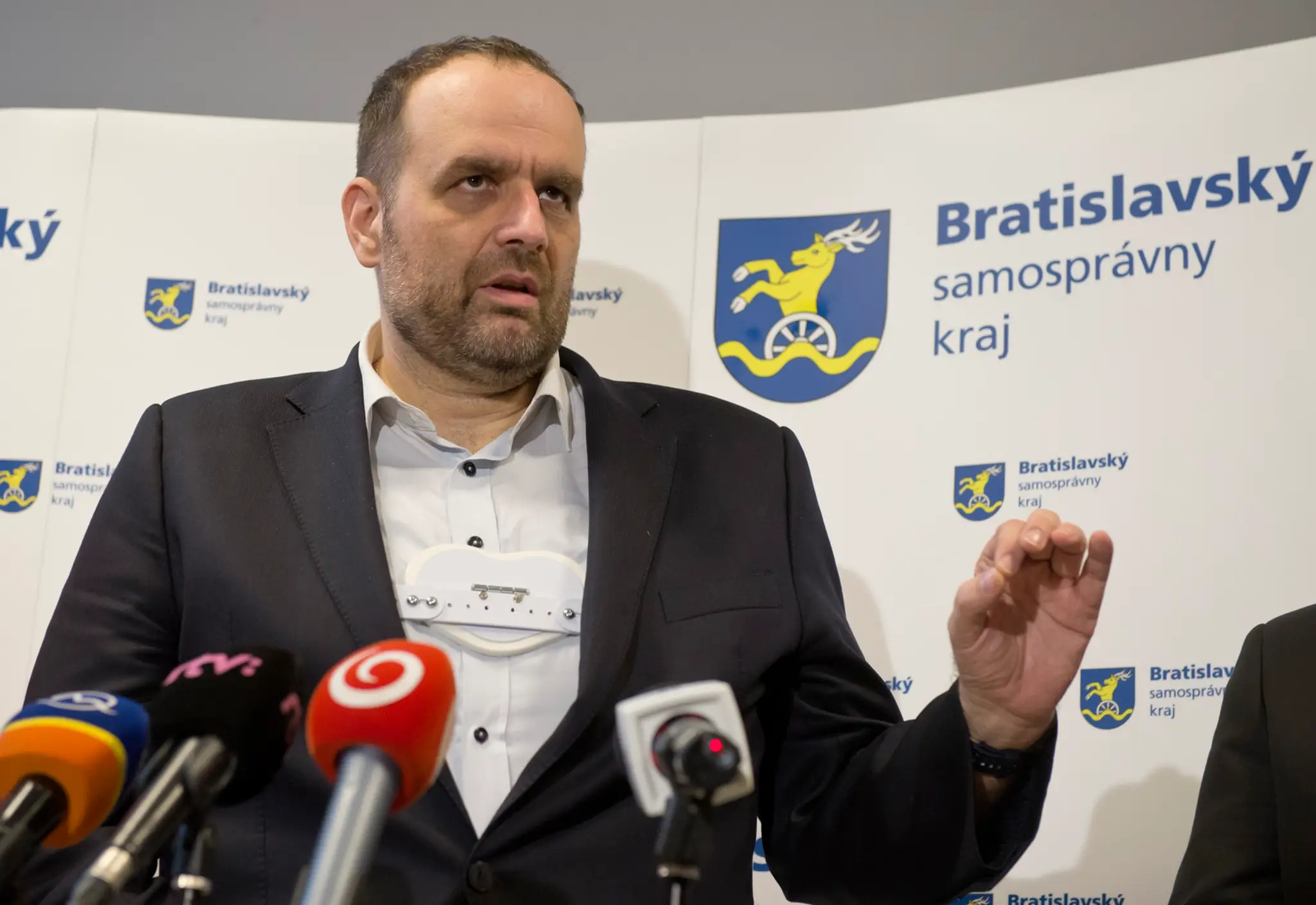 Na snímke Pavol Frešo (predseda Bratislavského samosprávneho kraja)