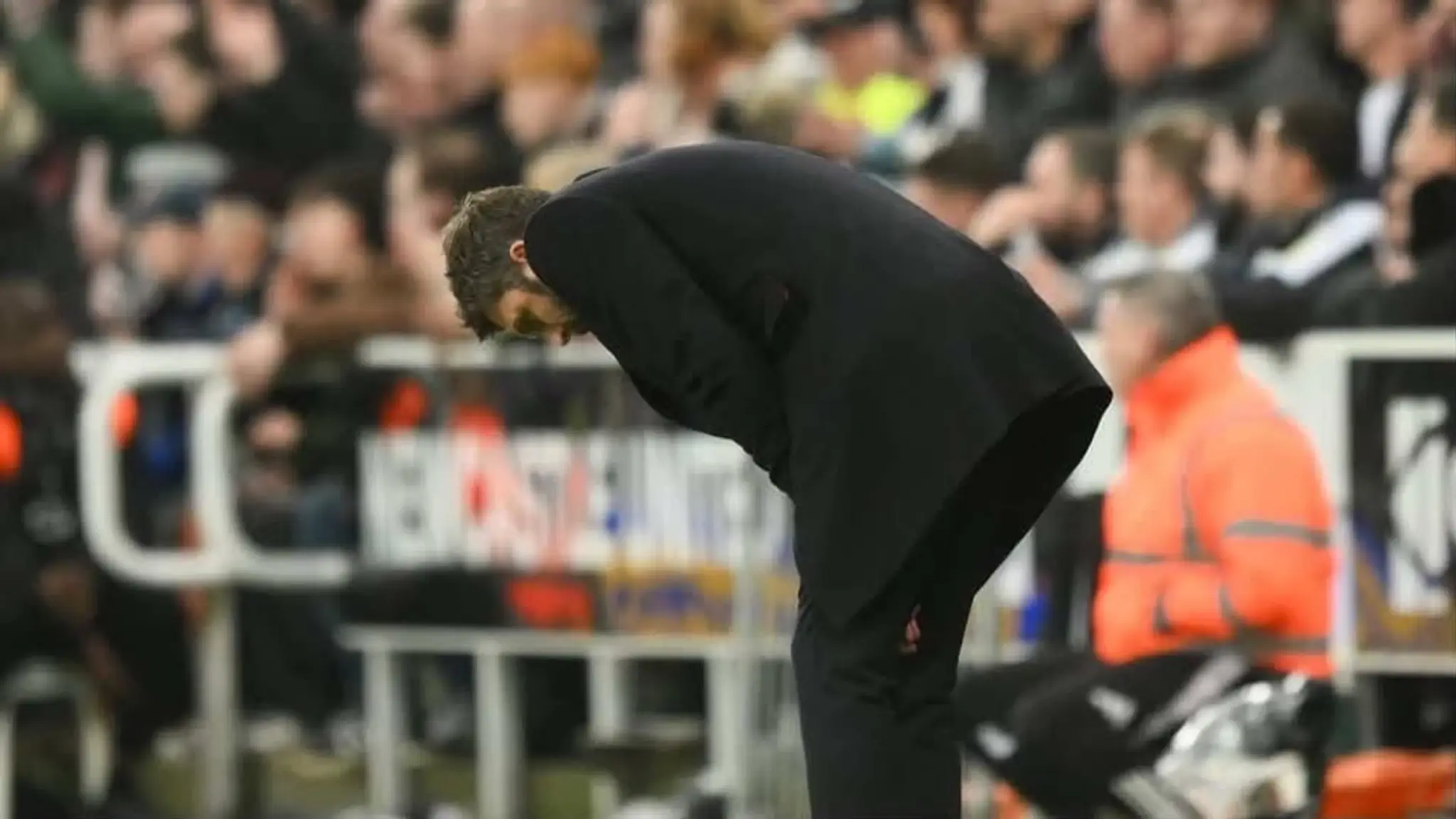 Michael Carrick v zápase proti Newcastlu