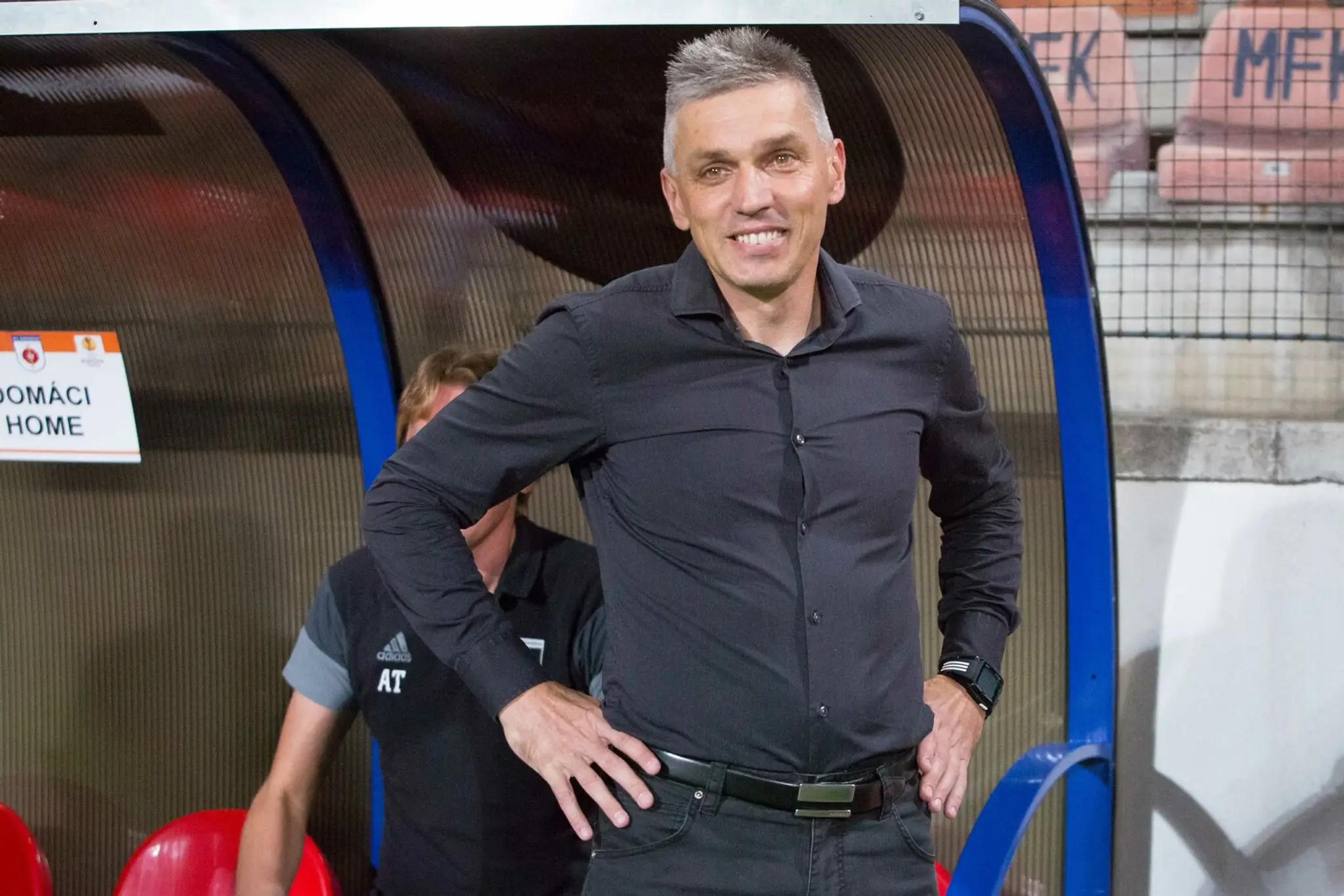 Na snímke tréner Ružomberka Norbert Hrnčár v odvete 3. predkola Európskej ligy vo futbale MFK Ružomberok - FC Everton.