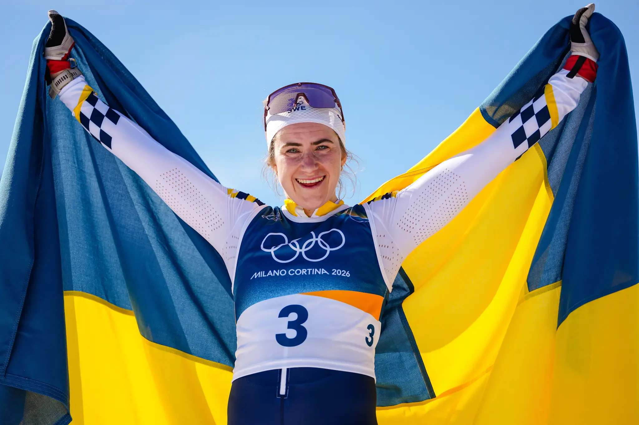 Na snímke švédska bežkyňa na lyžiach Ebba Anderssonová.