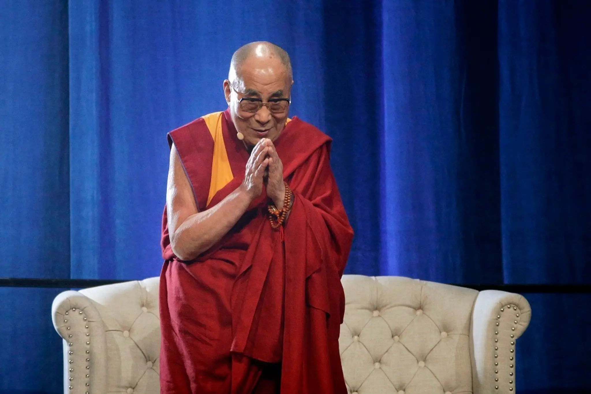 Tibetský duchovný dalajláma.