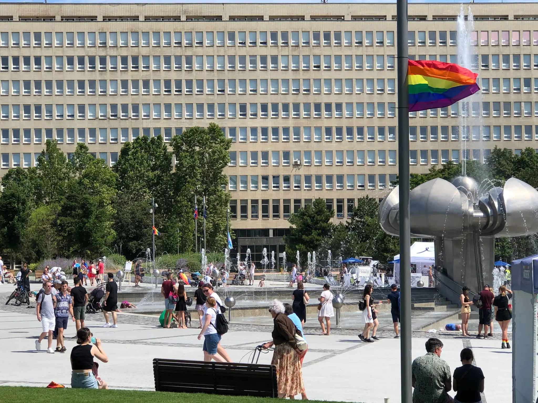 Dúhový PRIDE v Bratislave.