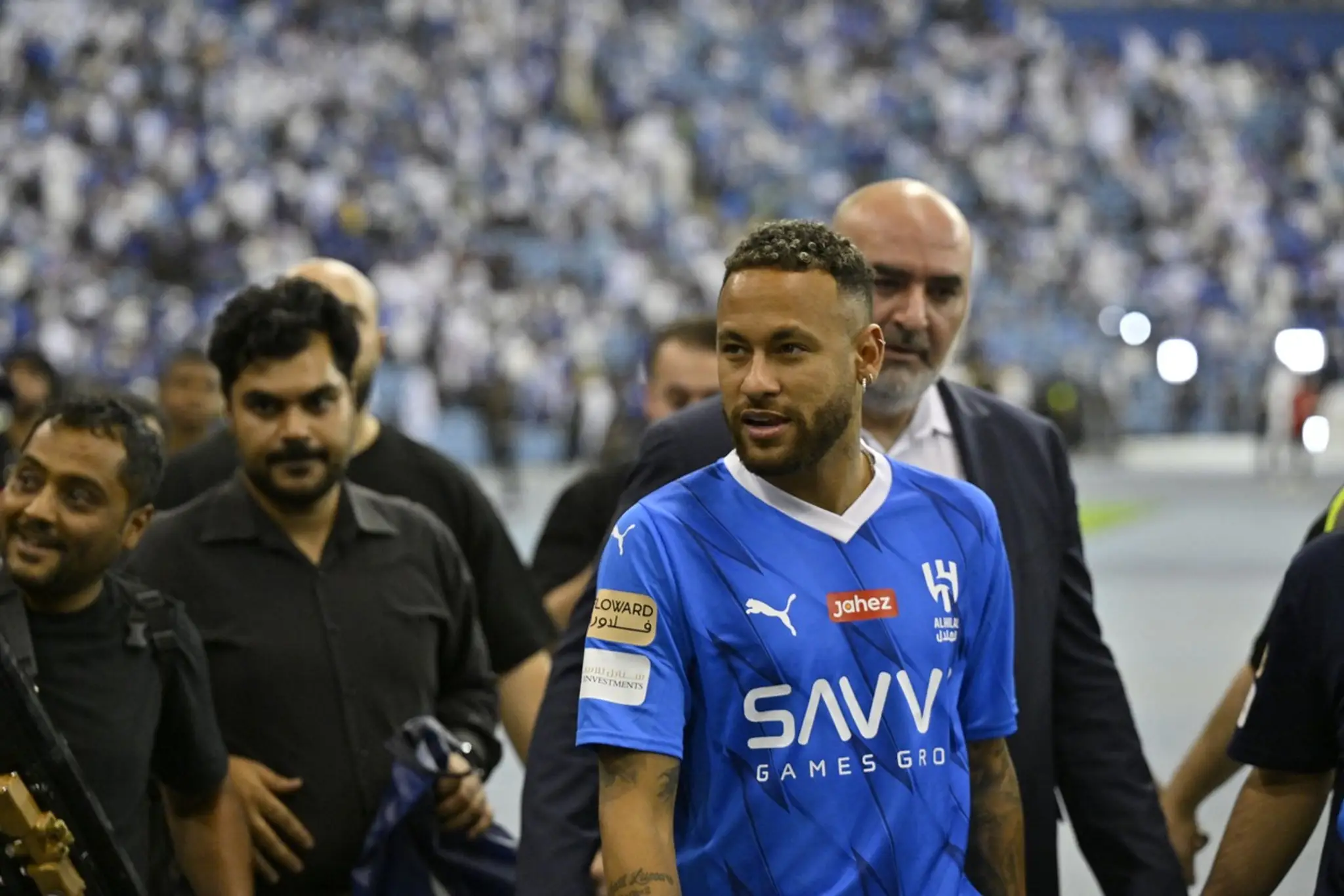 Neymar v drese klubu Al-Hilal