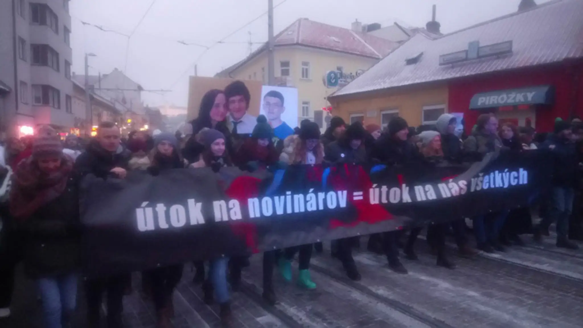 Pochod "Nechceme späť 90-te! Pochod za Jana Kuciaka a Martinu Kušnírovú".
