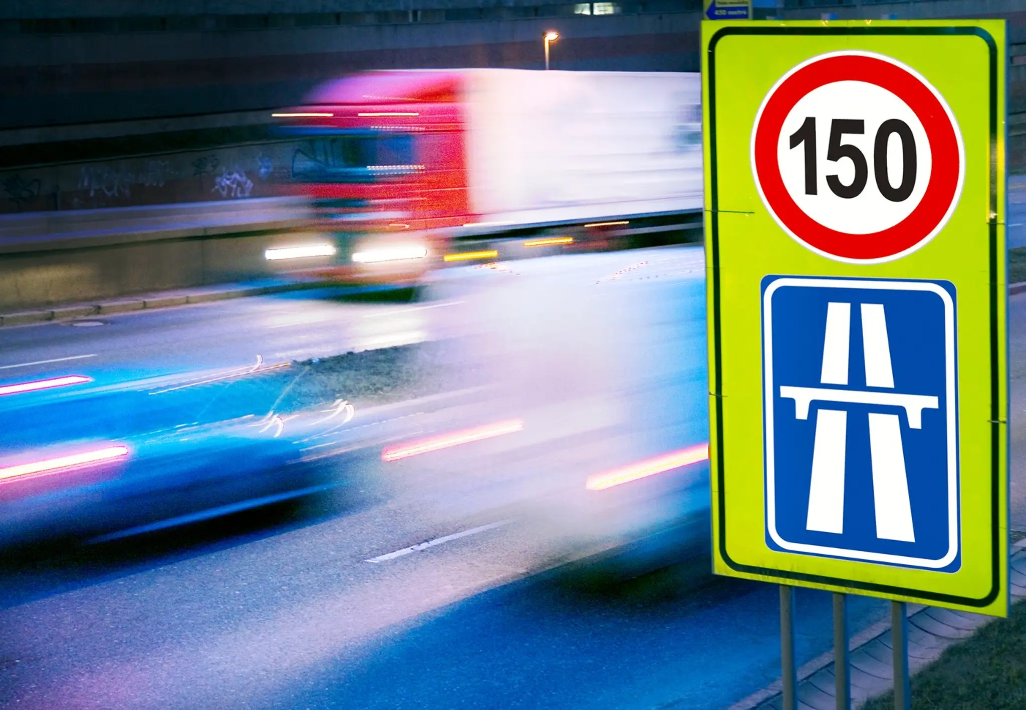 Maximálna povolená rýchlosť 150 km/h