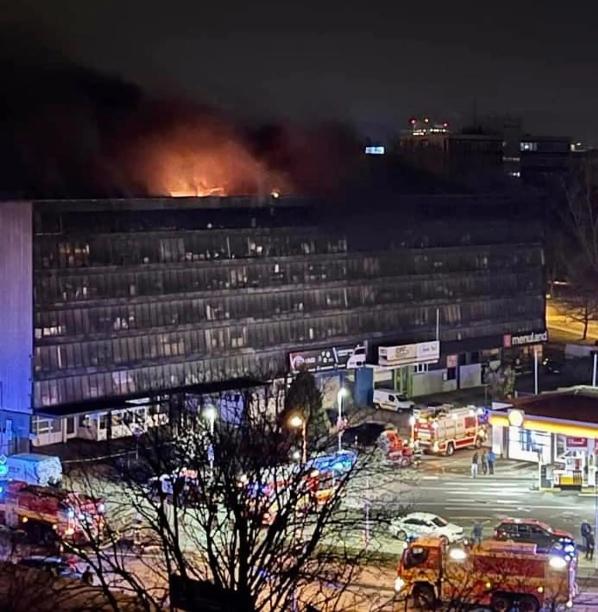 Požiar v Ružinove.
