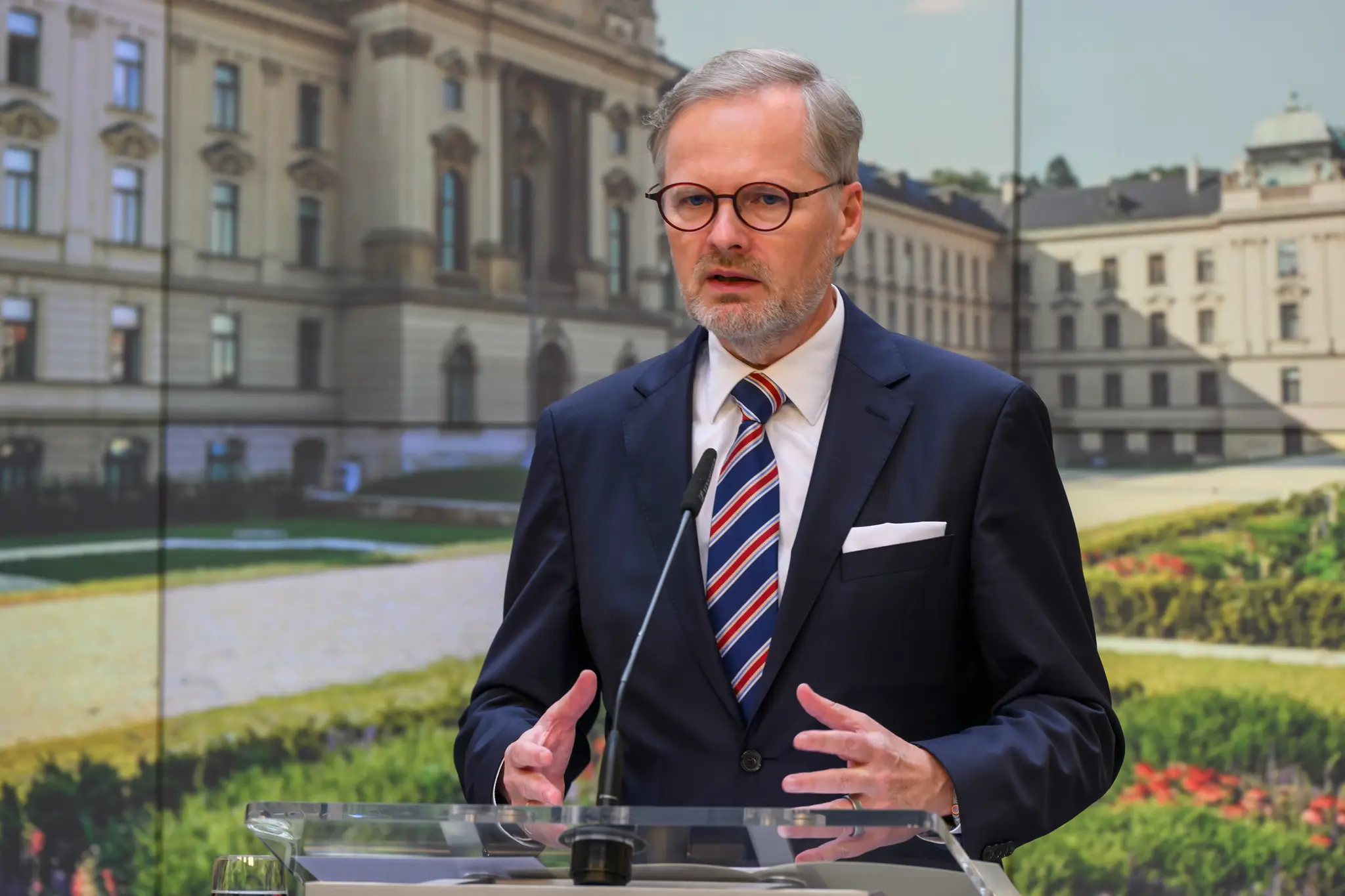 Český premiér Petr Fiala.