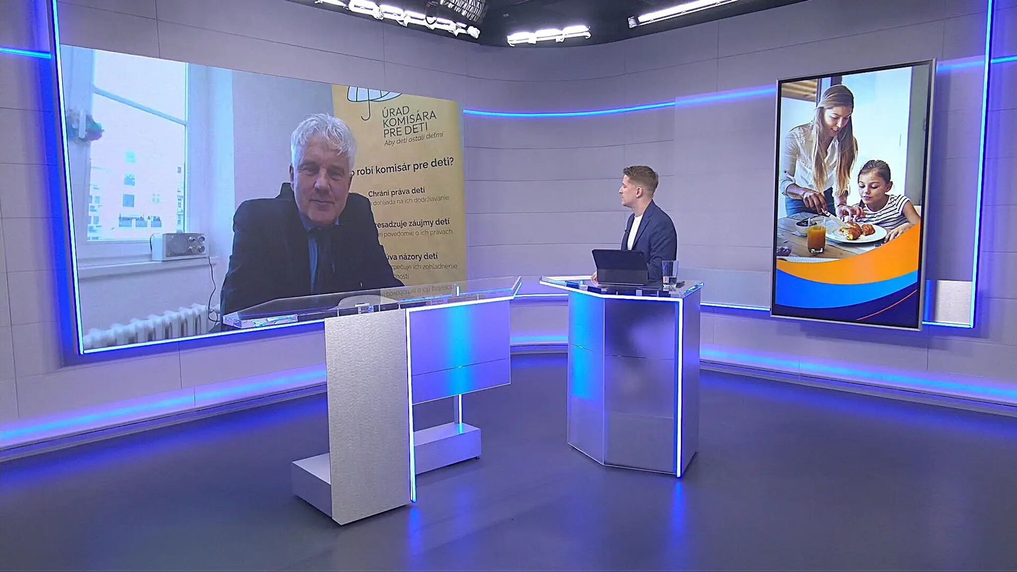 Jozef Mikloško, komisár pre deti. 