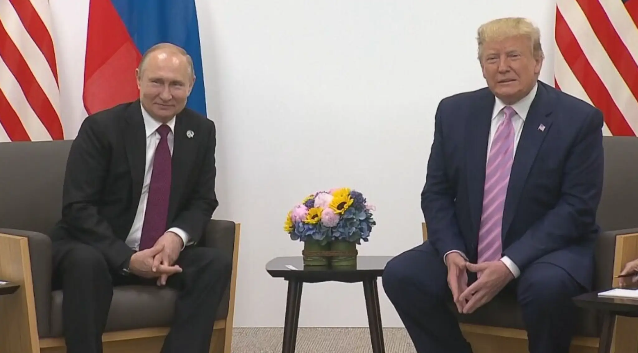 Vladimir Putin a Donald Trump