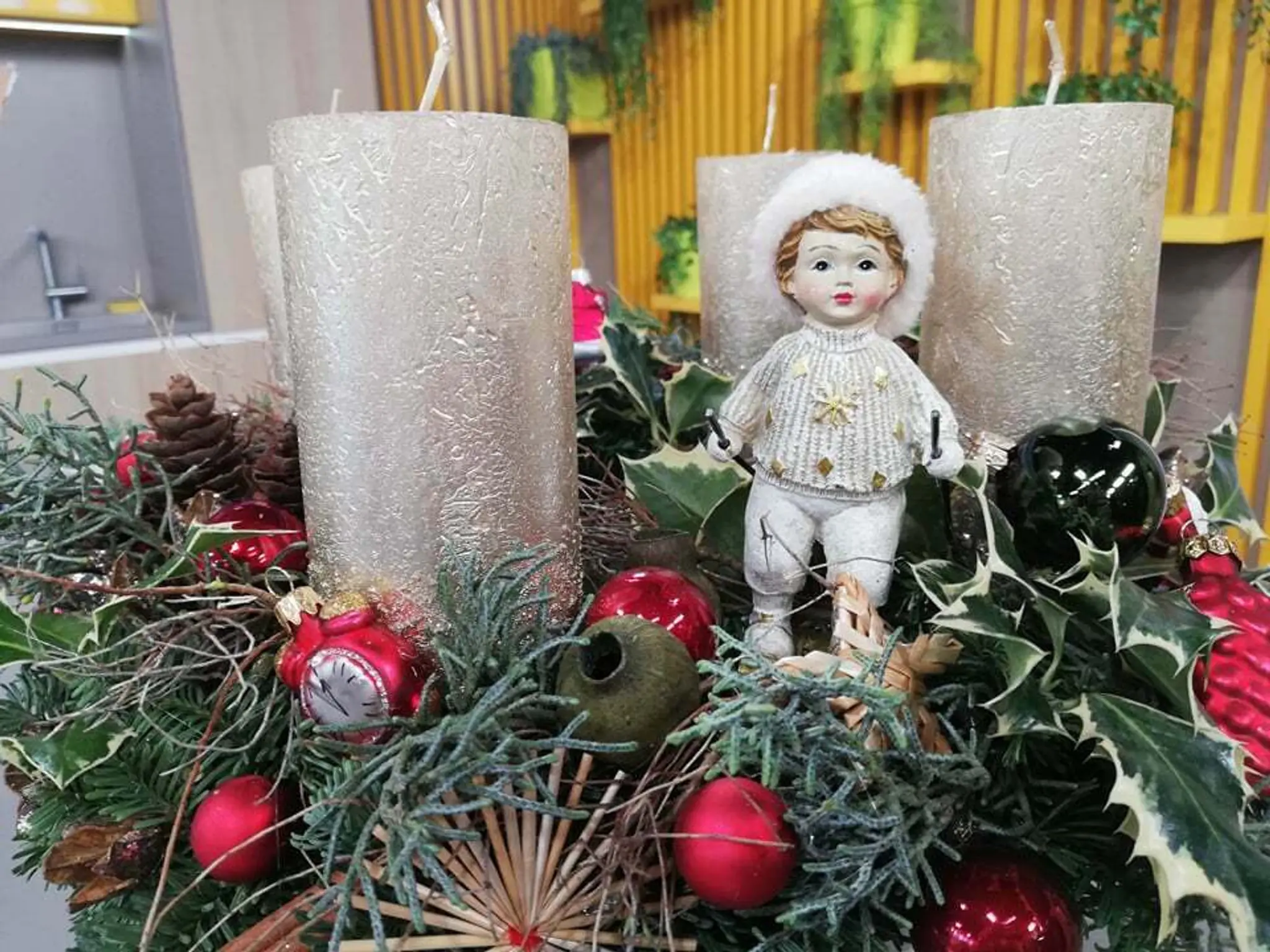 Adventný veniec od Silvie
