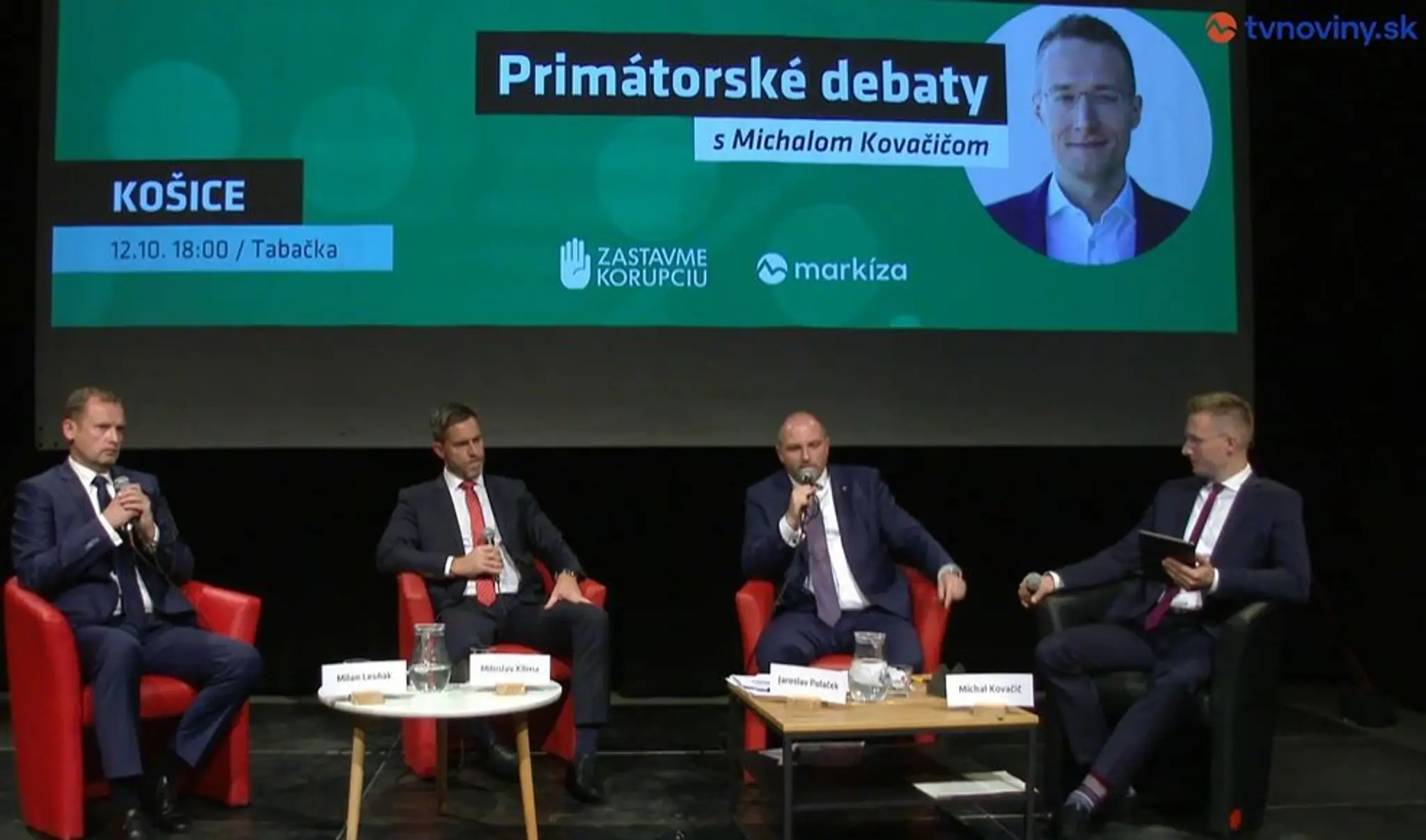 Debata v Košiciach.