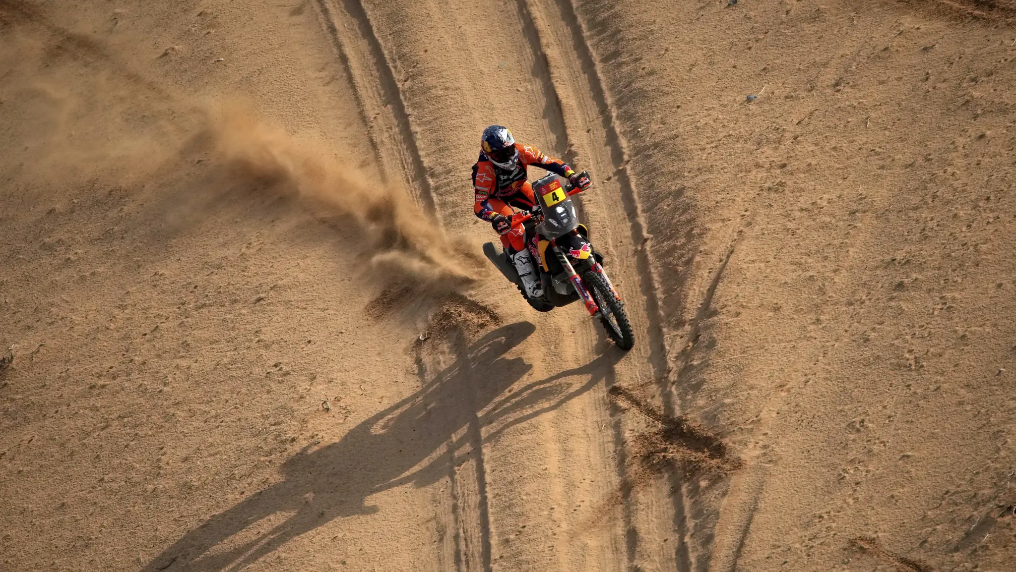 Austrálsky motocyklový pretekár Daniel Sanders počas siedmej etapy 47. ročníka Rely Dakar, ktorá mala štart aj cieľ v saudskoarabskom Al Duwadimi