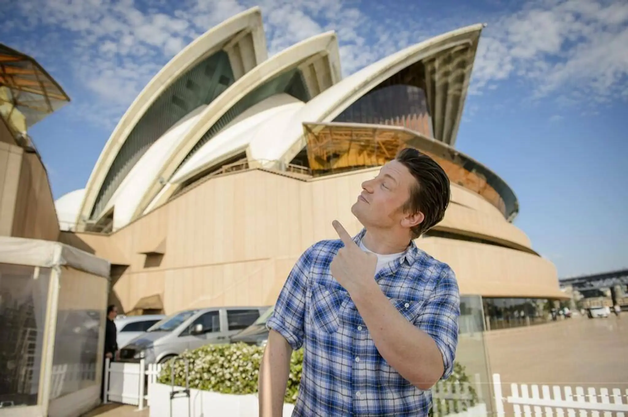 Jamie Oliver pred austrálskou operou