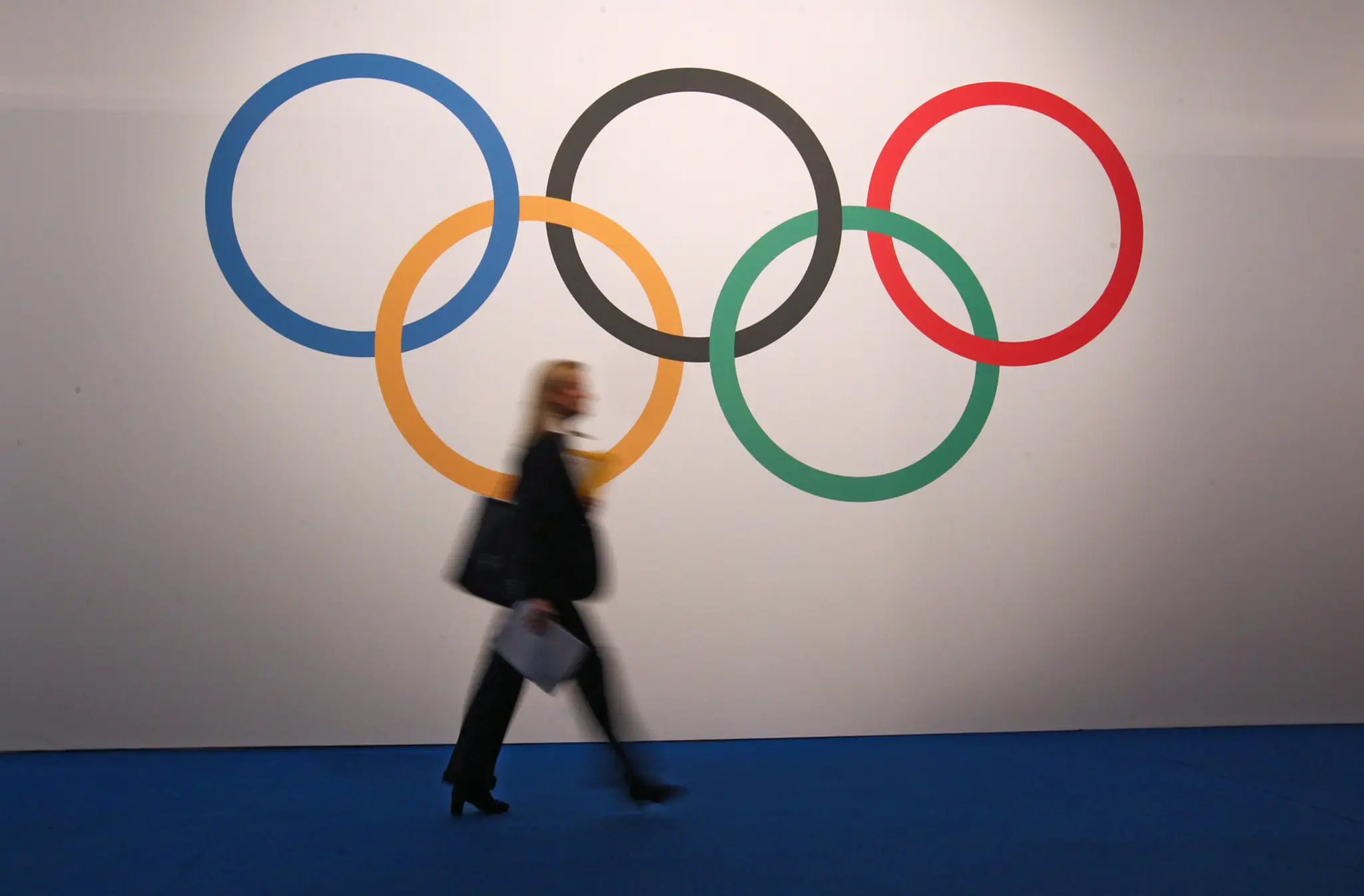 Olympijské kruhy.