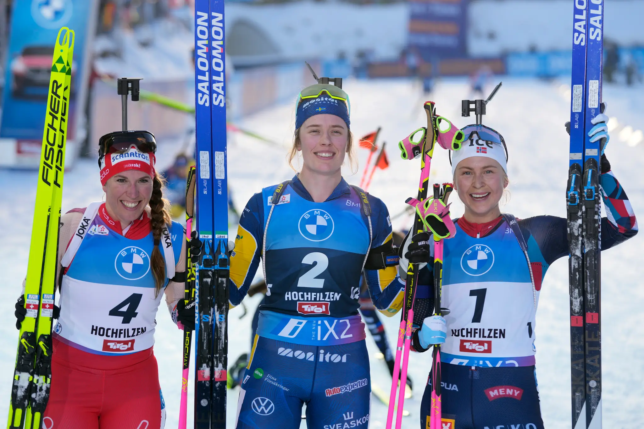 Švédska biatlonistka Elvira Öbergová 