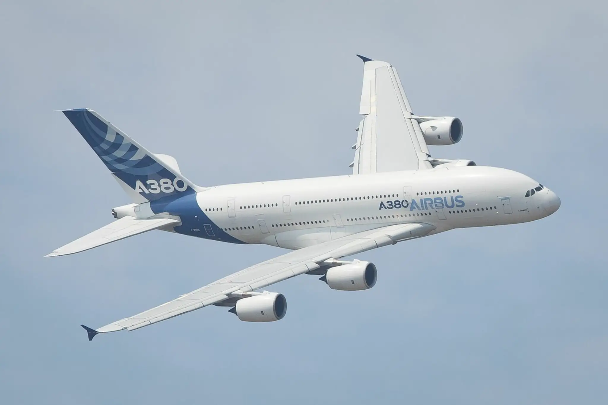 Najväčšie dopravné lietadla sveta Airbus A380.