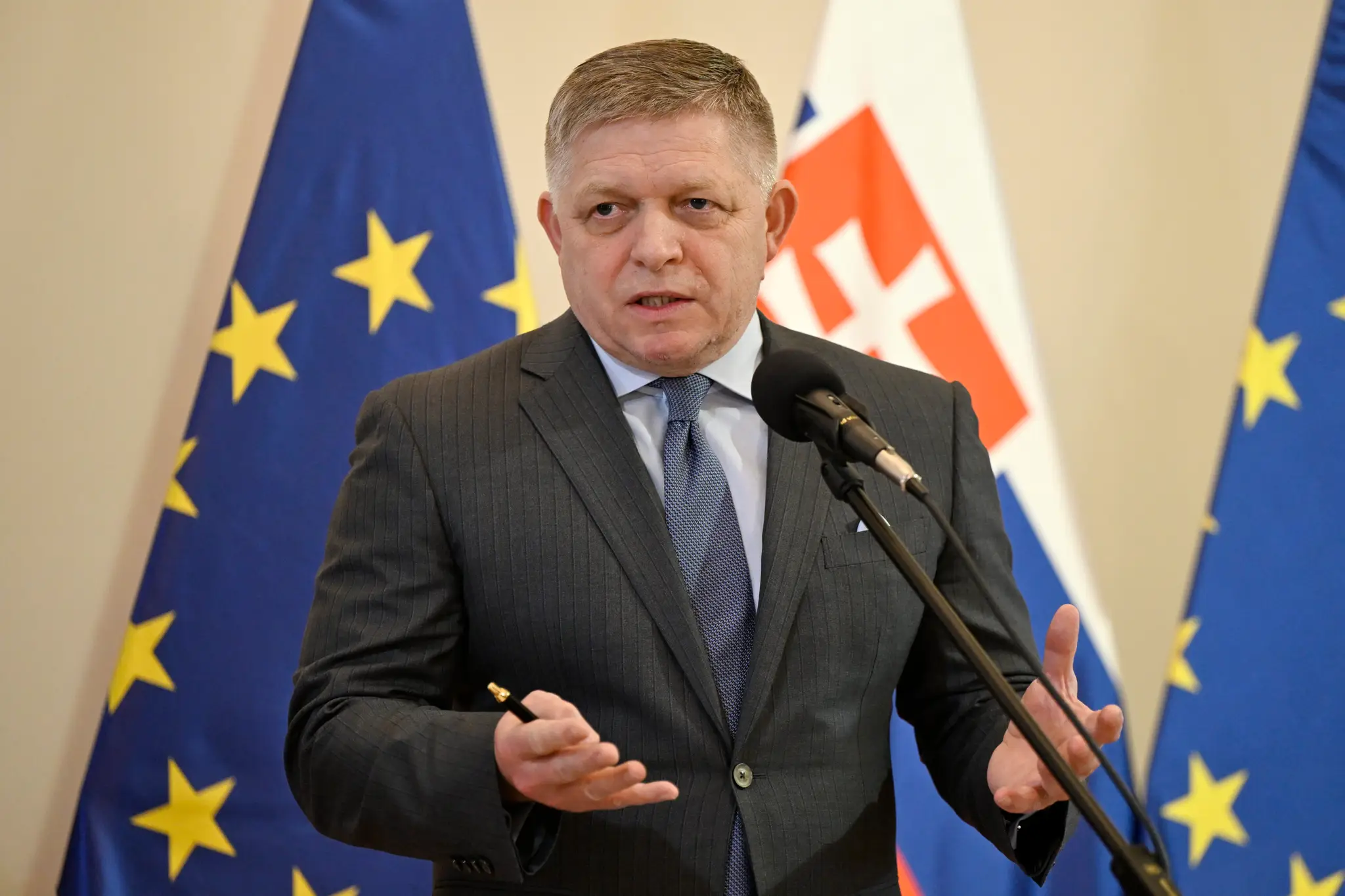 Na snímke predseda vlády SR Robert Fico.