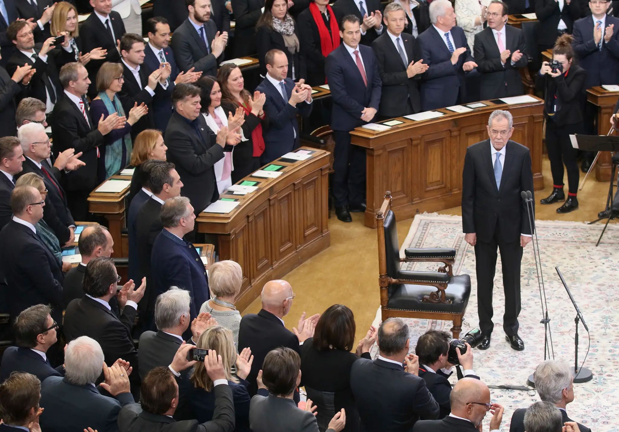 Nový rakúsky prezident Alexander van der Bellen.
