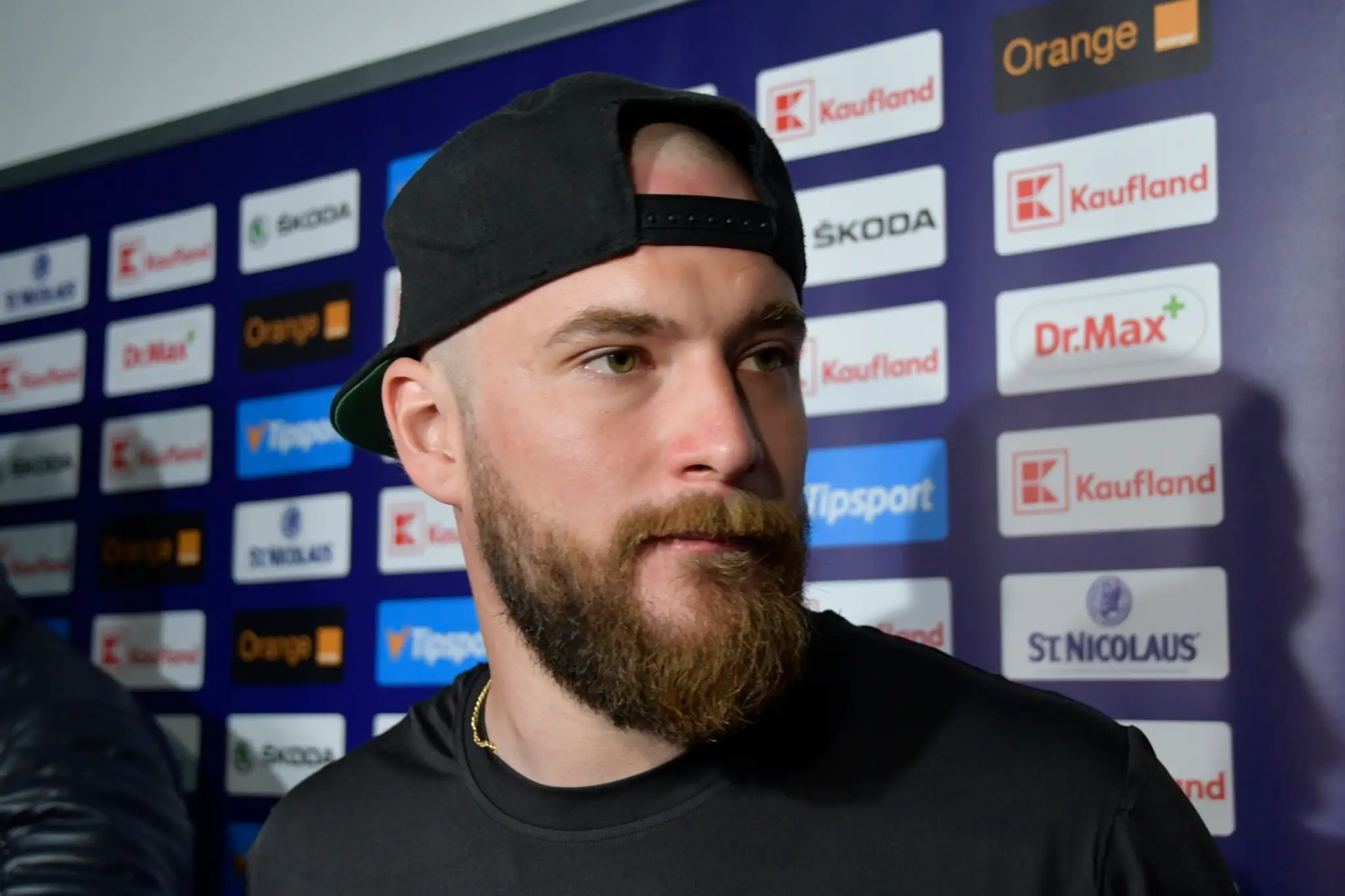 Brankár Marek Čiliak na zraze reprezentácie počas prípravy pred MS.