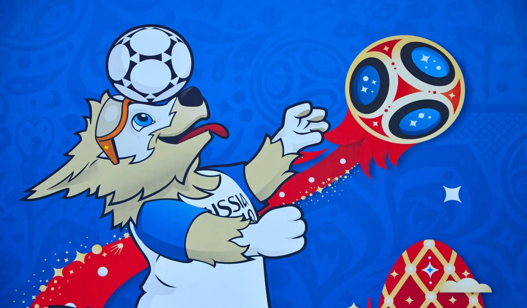 Maskot MS 2018 vo futbale - Zabivaka.