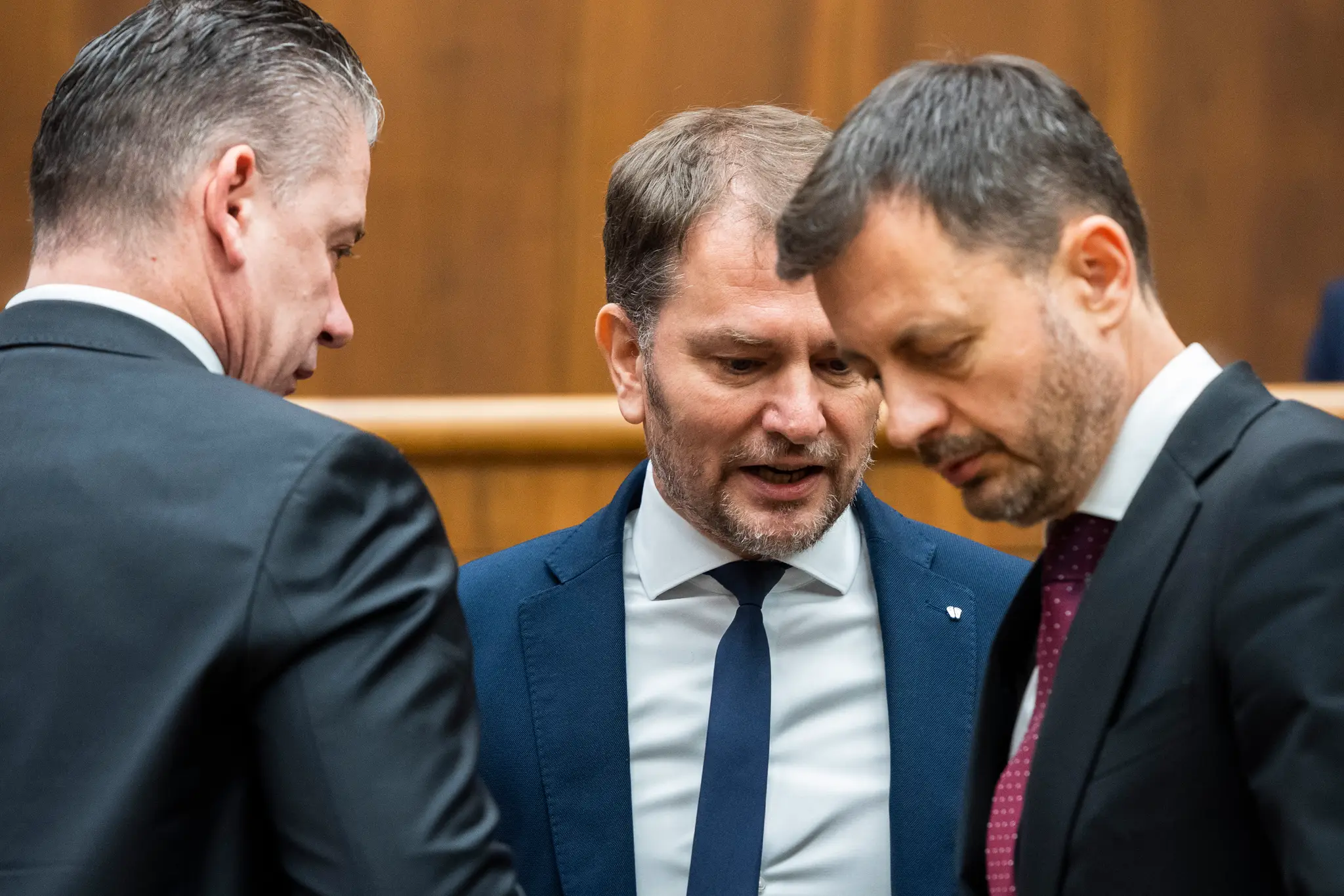 Roman Mikulec, Igor Matovič a Eduard Heger