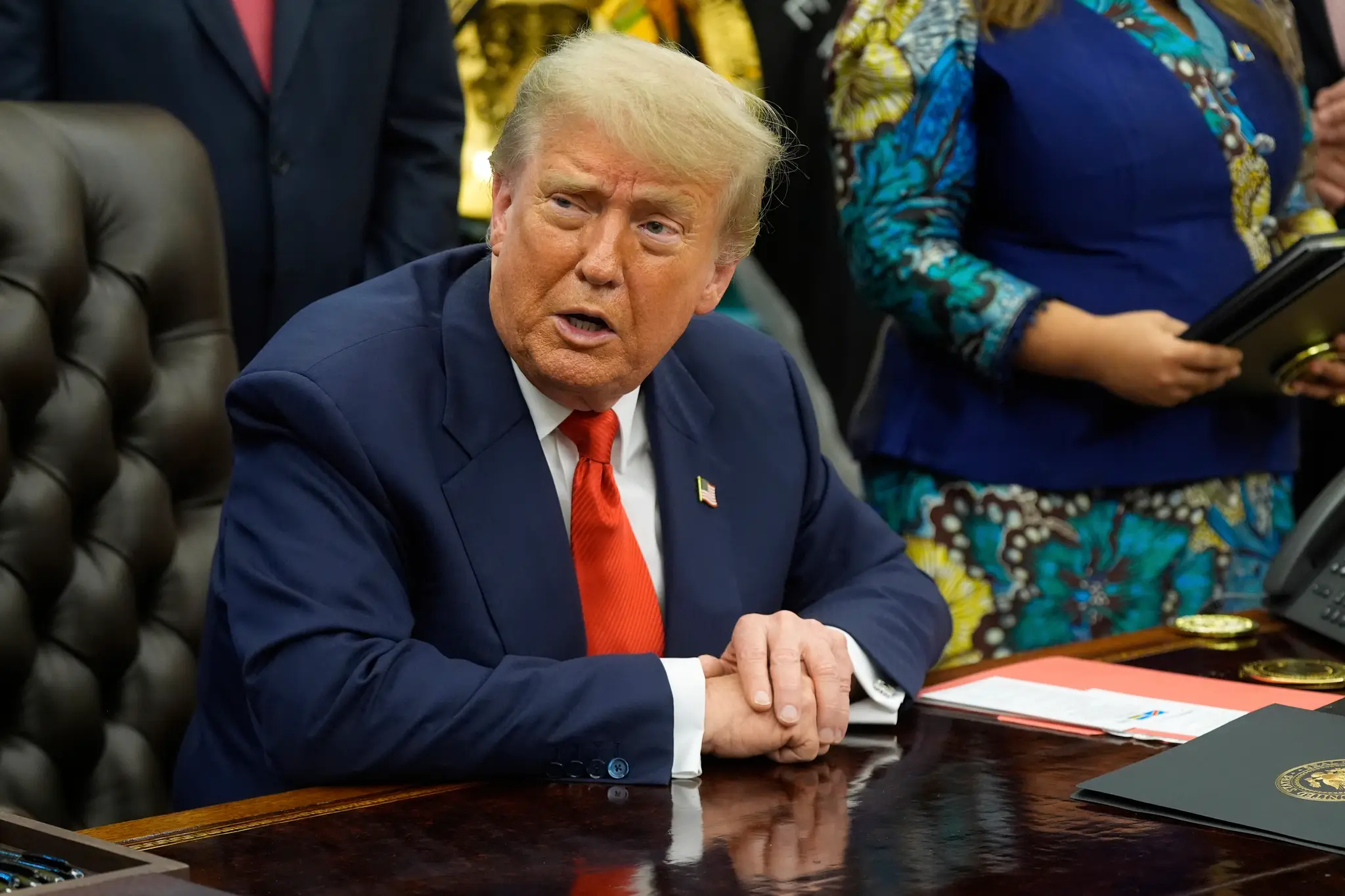 Na snímke prezident USA  Donald Trump.