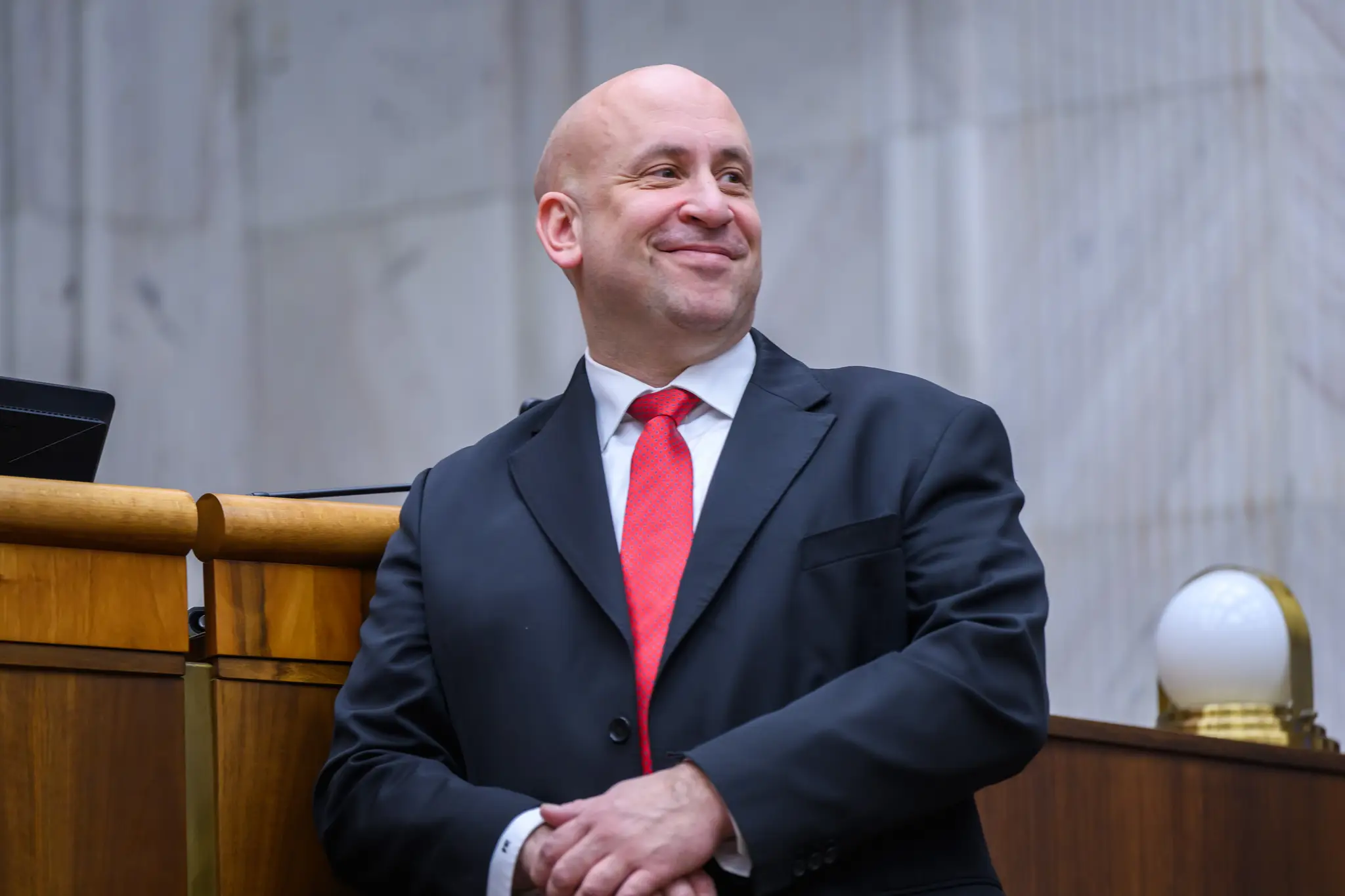 Na snímke minister dopravy a výstavby SR Jozef Ráž ml. (nominant Smer-SD).
