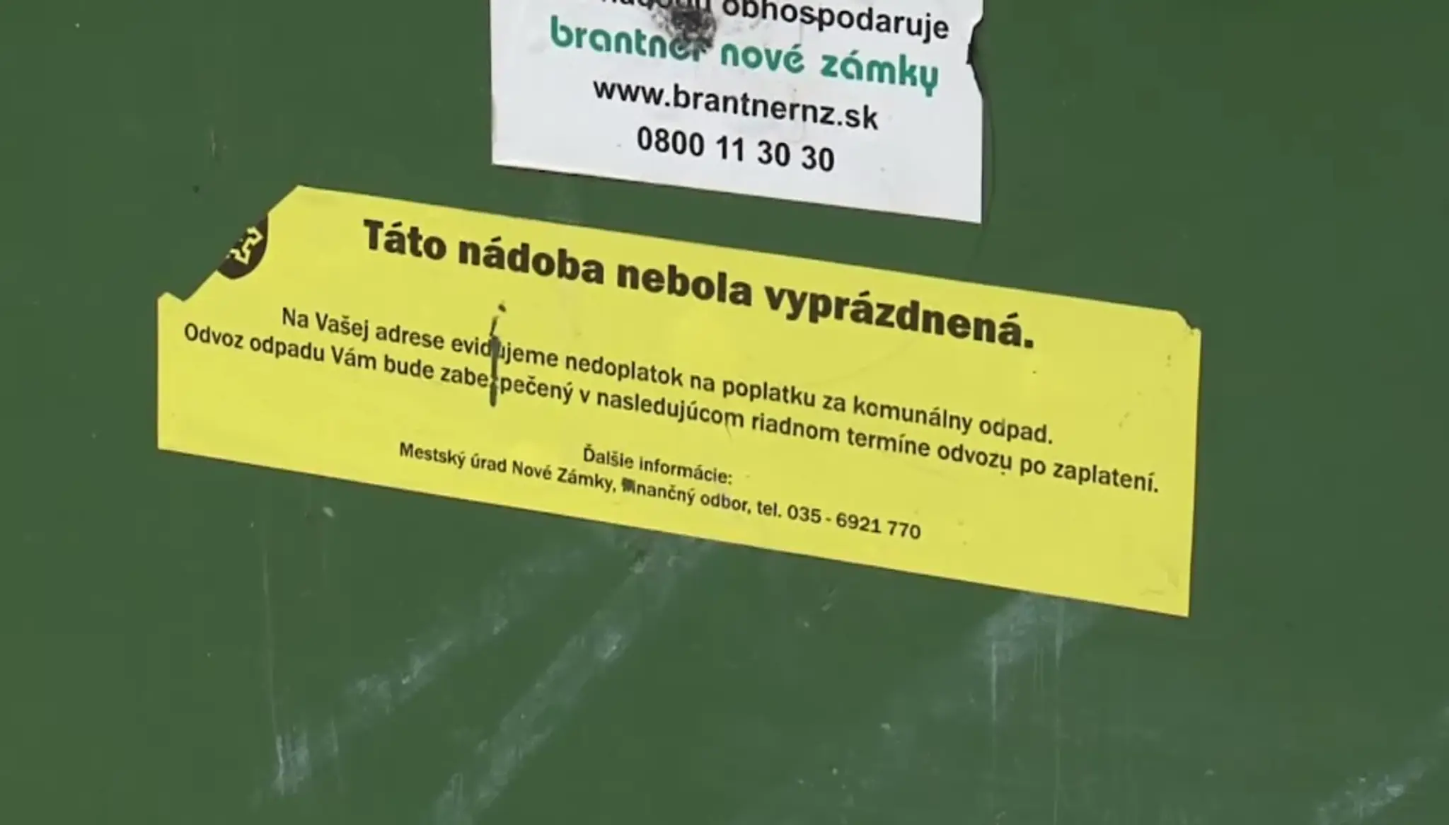 Neplatičom nevysypú smeti