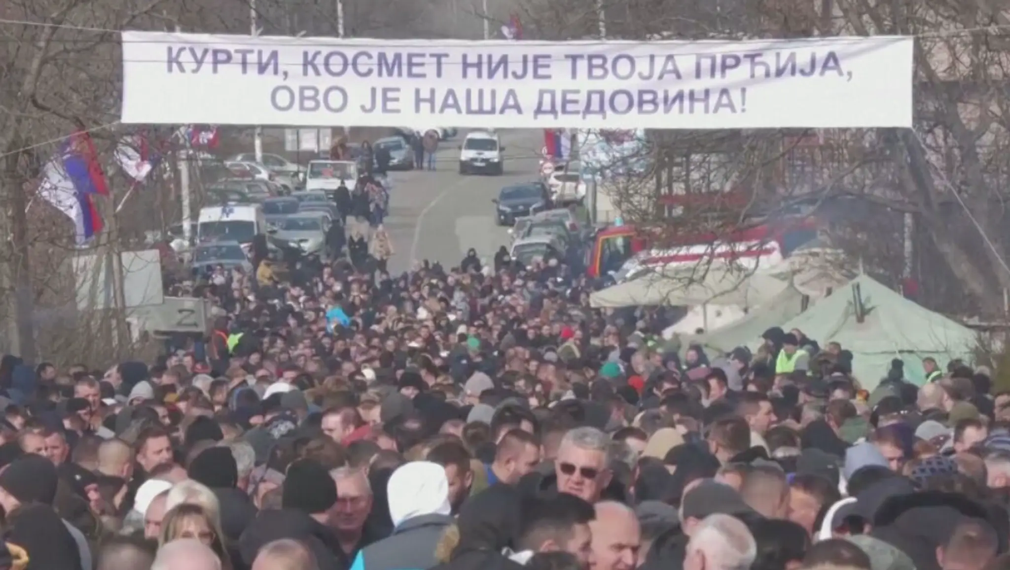 protesty Kosovo
