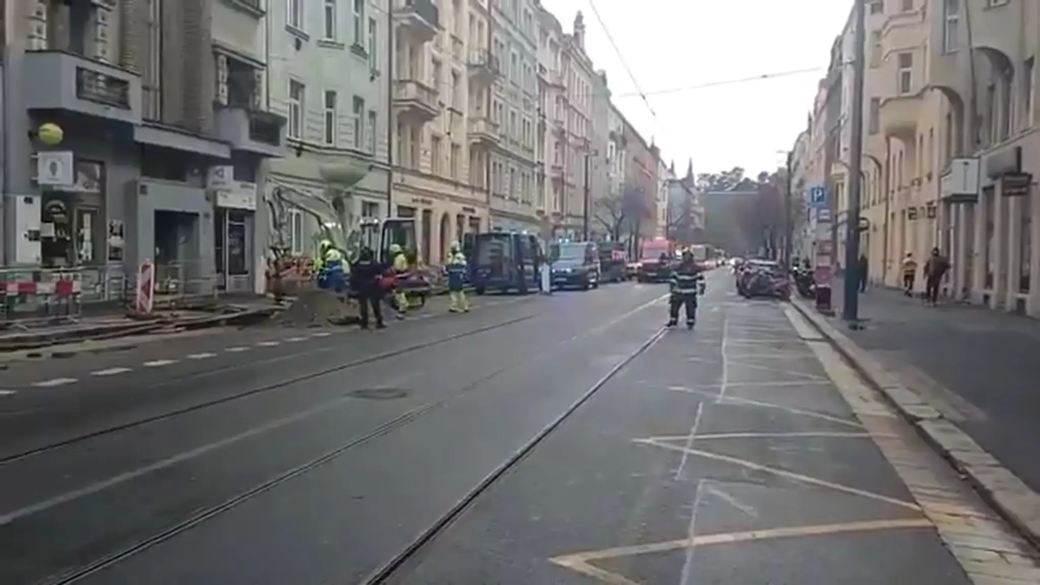 Únik plynu v Prahe