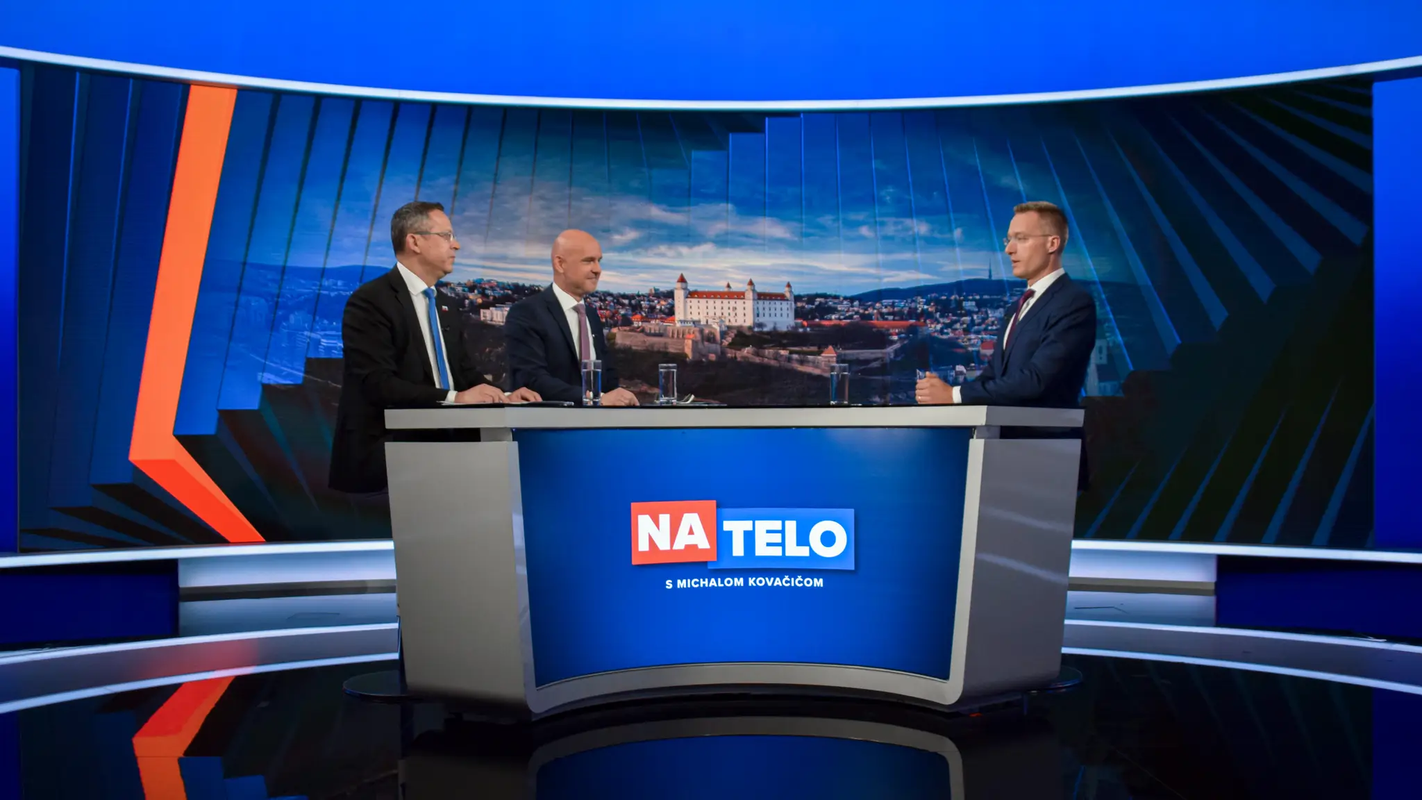 Ladislav Kamenický a Branislav Gröhling v relácii Na telo.