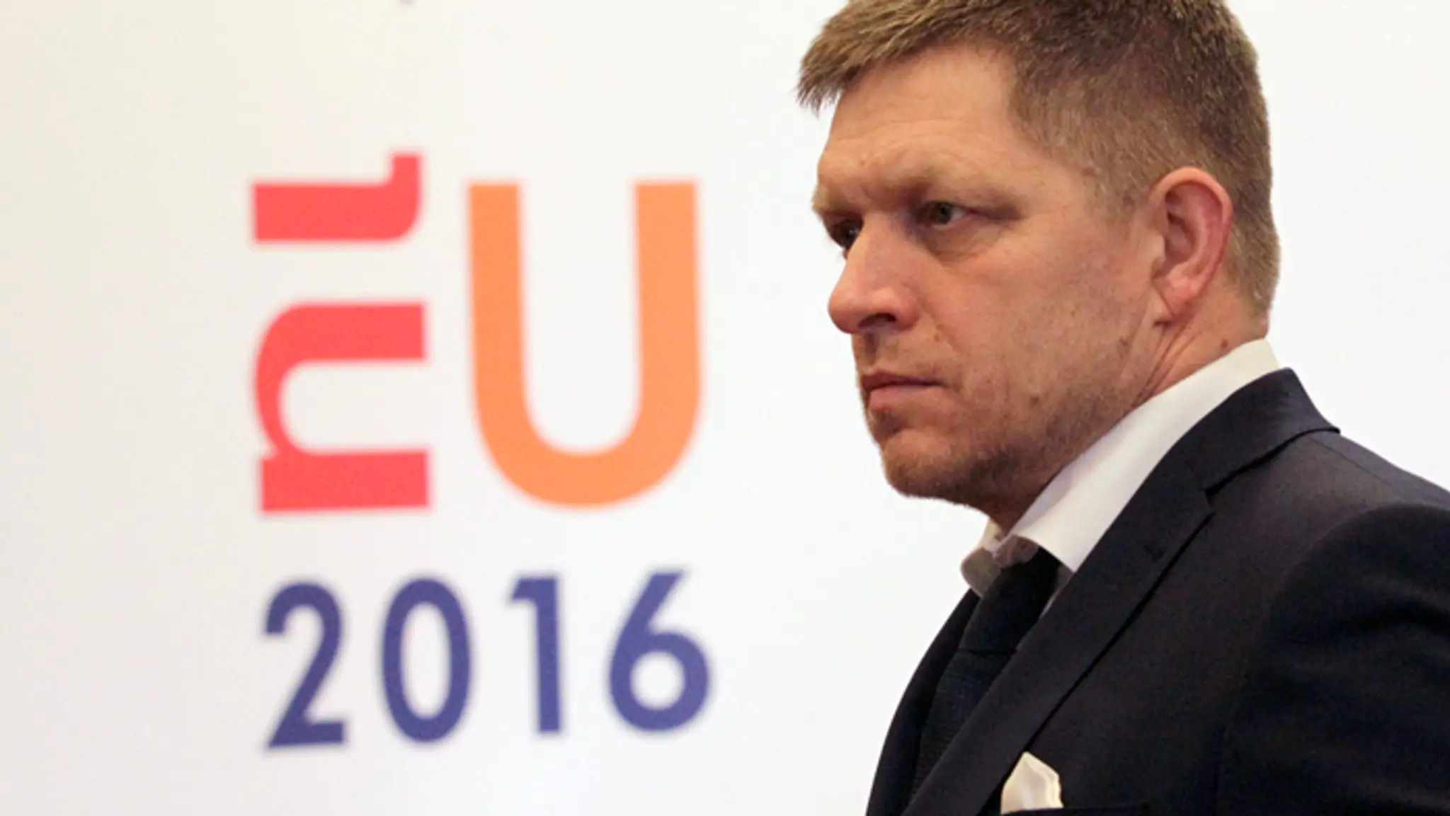 Premiér Robert Fico na samite EÚ.