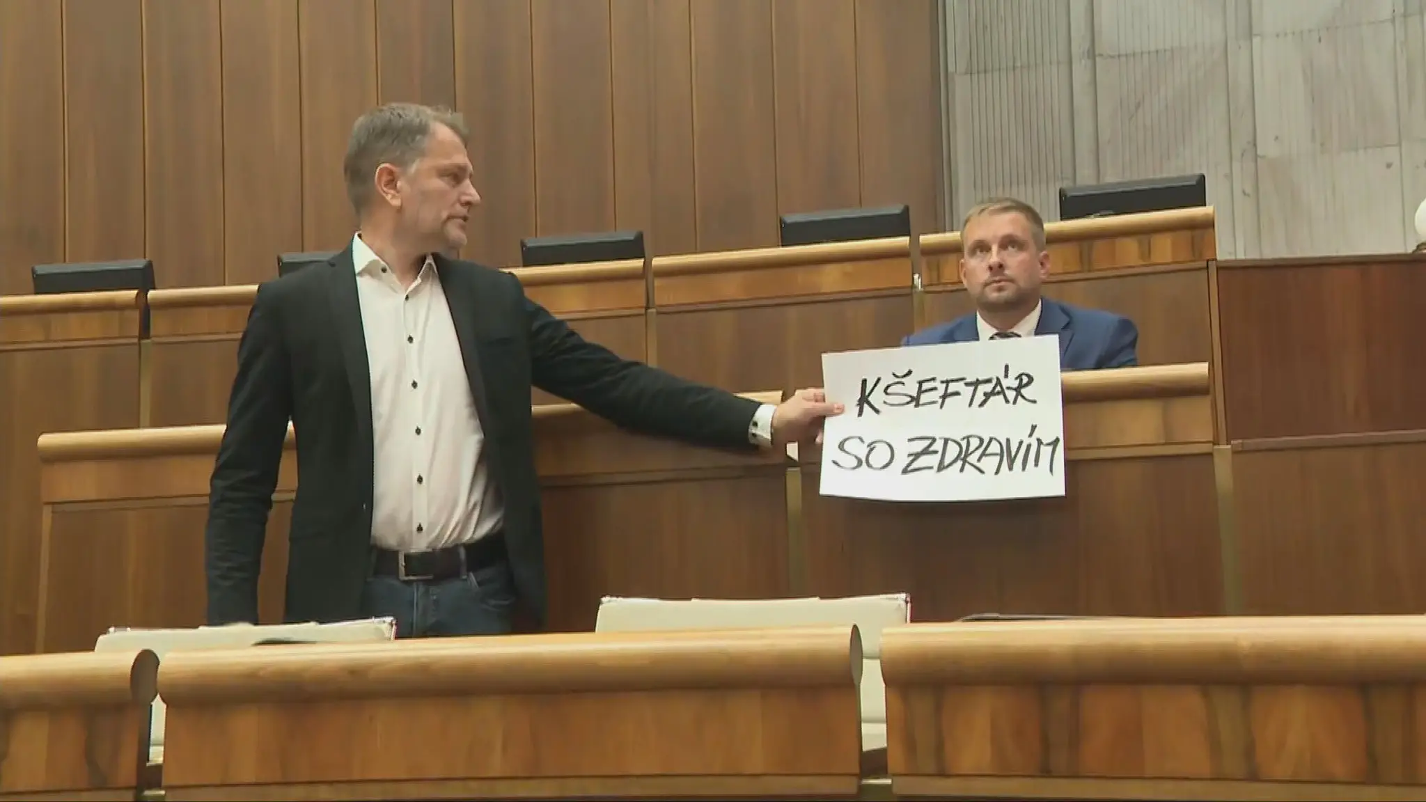 Igor Matovič a Kamil Šaško