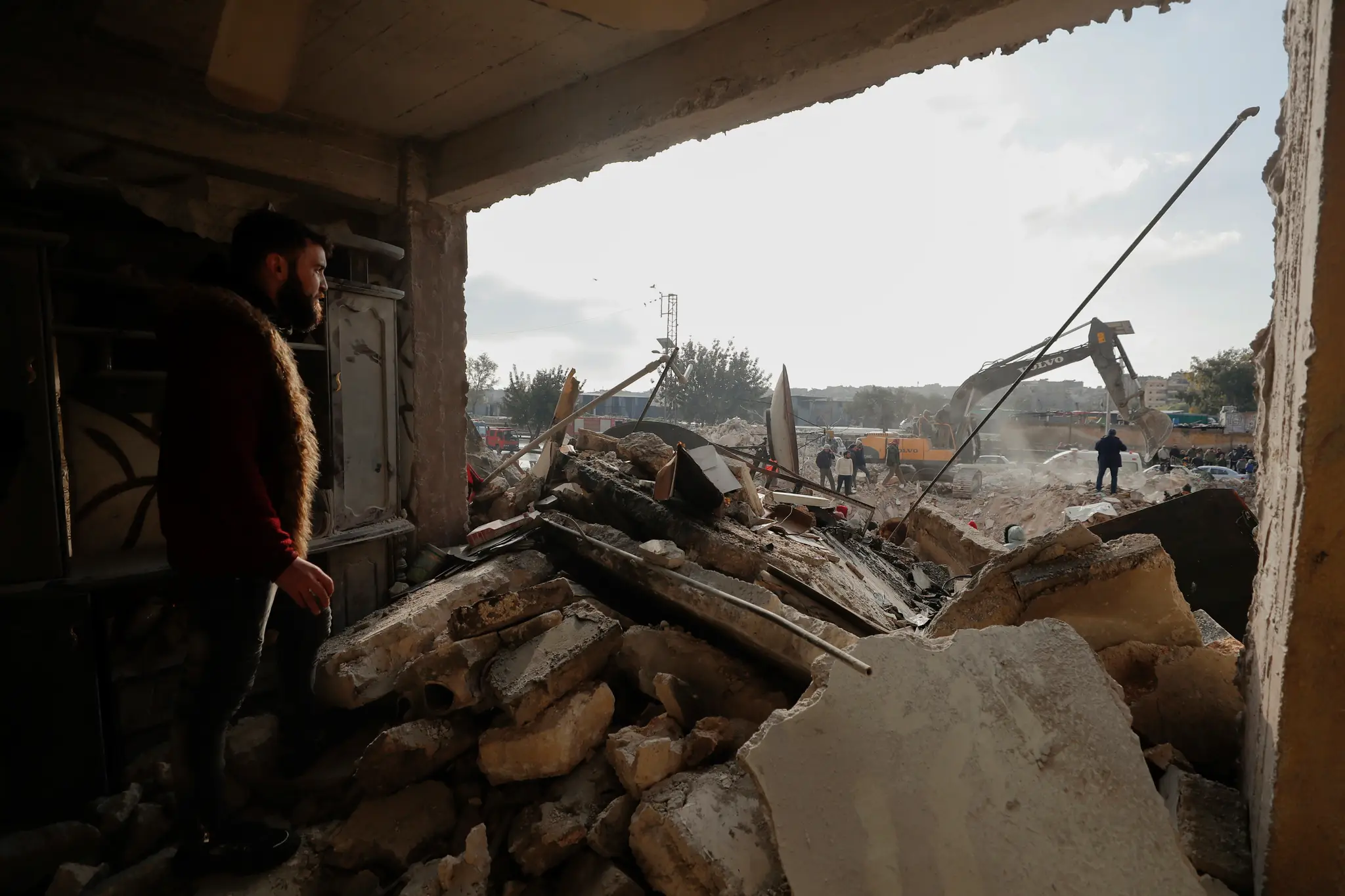 Následky ničivého zemetrasenia v sýrskom meste Aleppo.